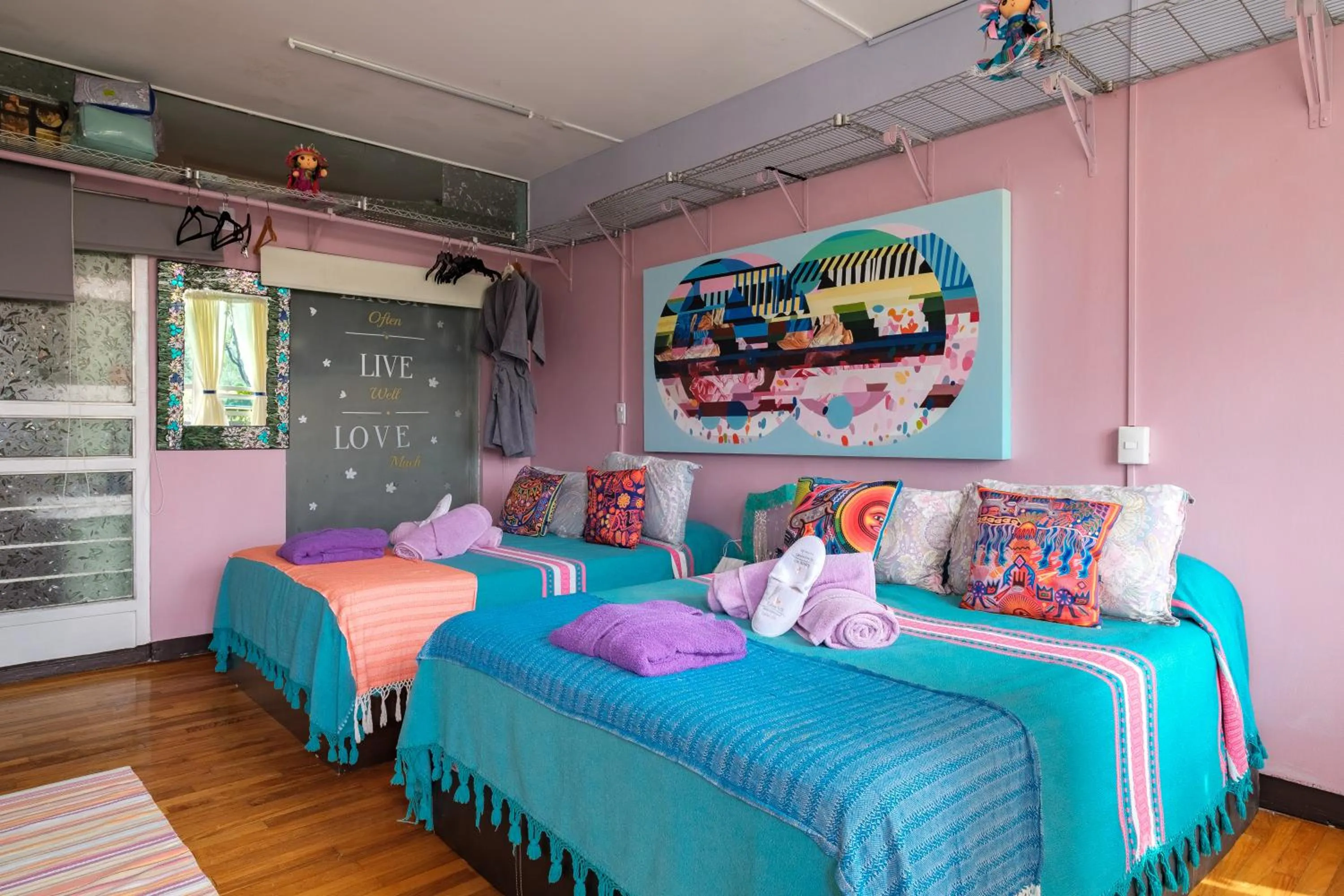 Bed in Casa Itzae B&B Polanquito Dog Friendly