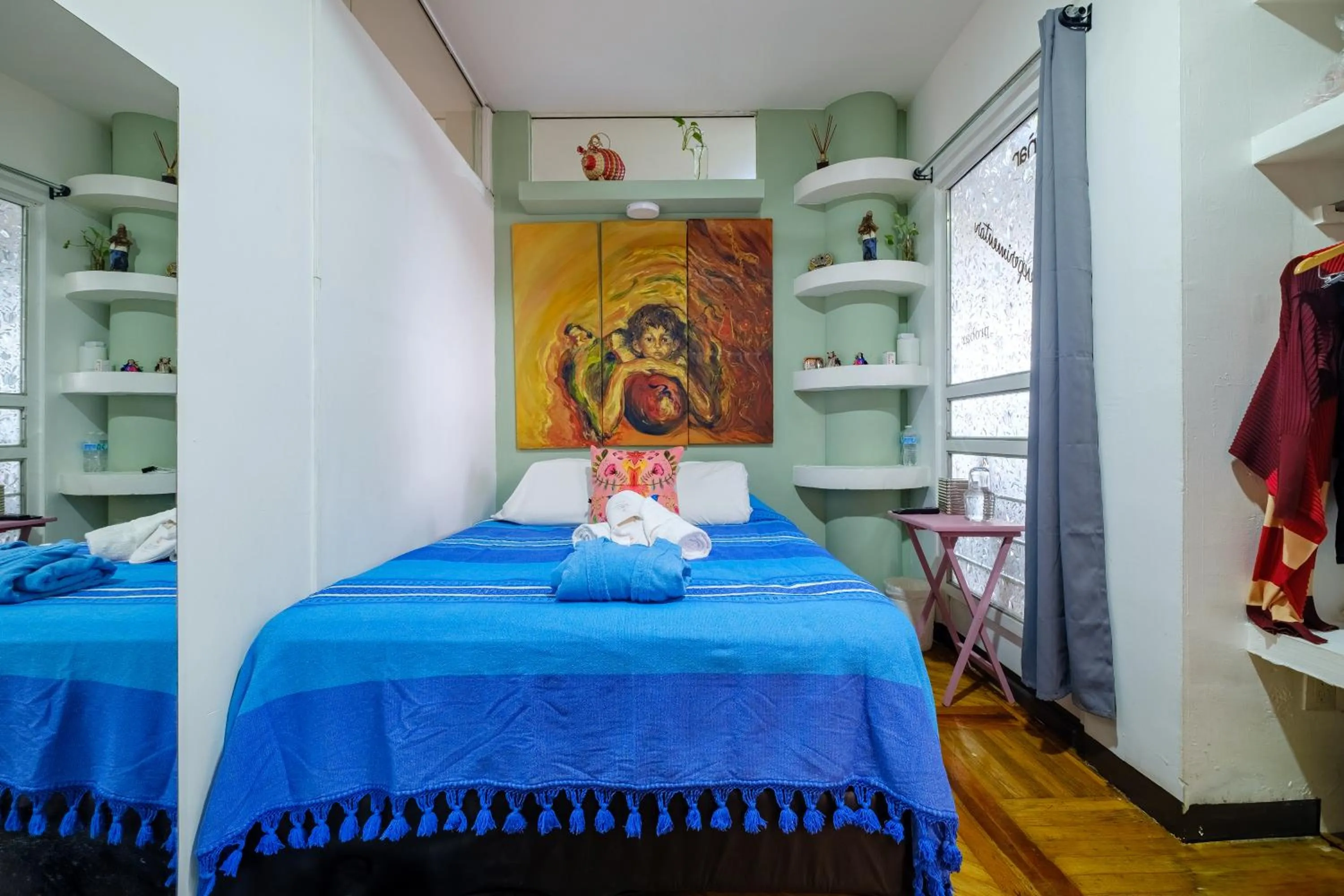 Bed in Casa Itzae B&B Polanquito Dog Friendly