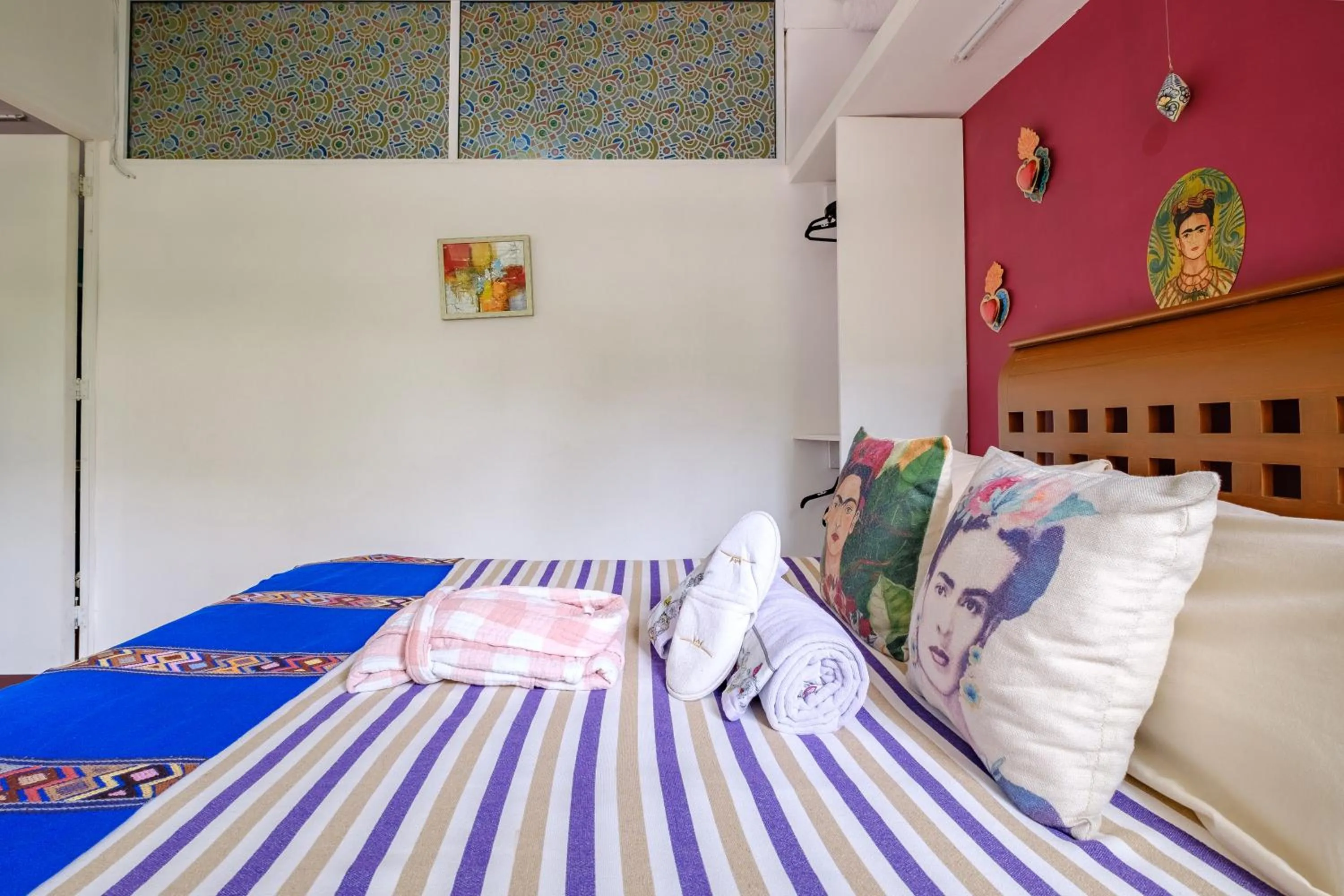 Bed in Casa Itzae B&B Polanquito Dog Friendly