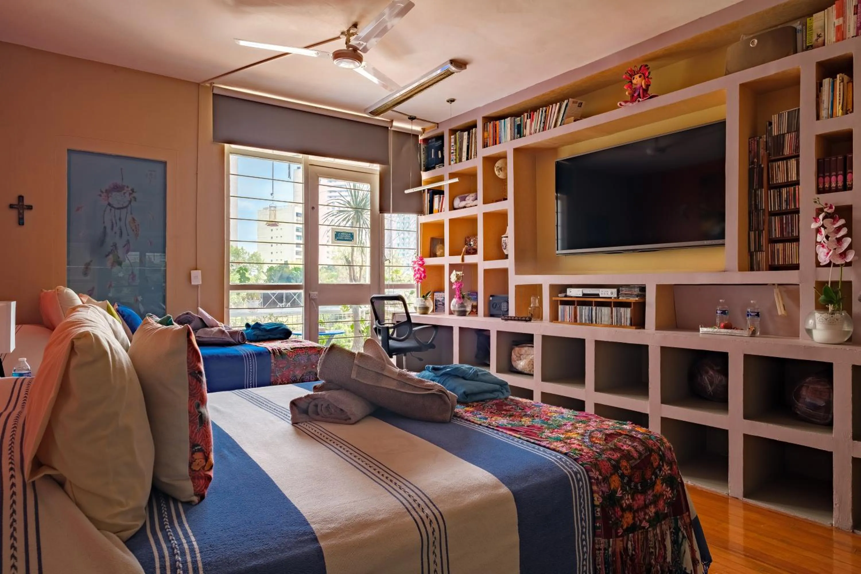 Bed in Casa Itzae B&B Polanquito Dog Friendly