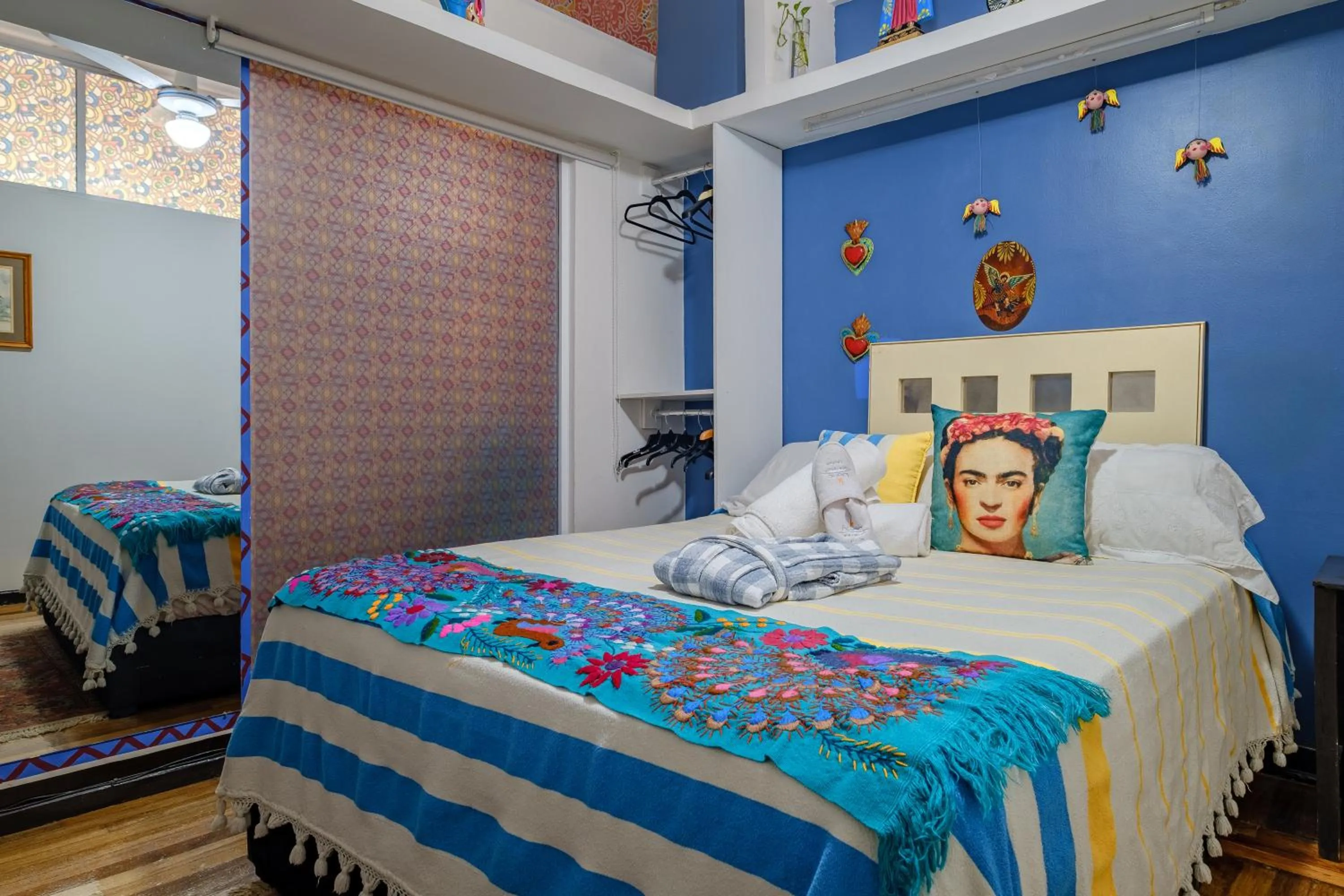 Bed in Casa Itzae B&B Polanquito Dog Friendly