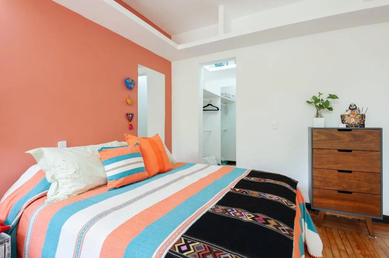 Bed in Casa Itzae B&B Polanquito Dog Friendly