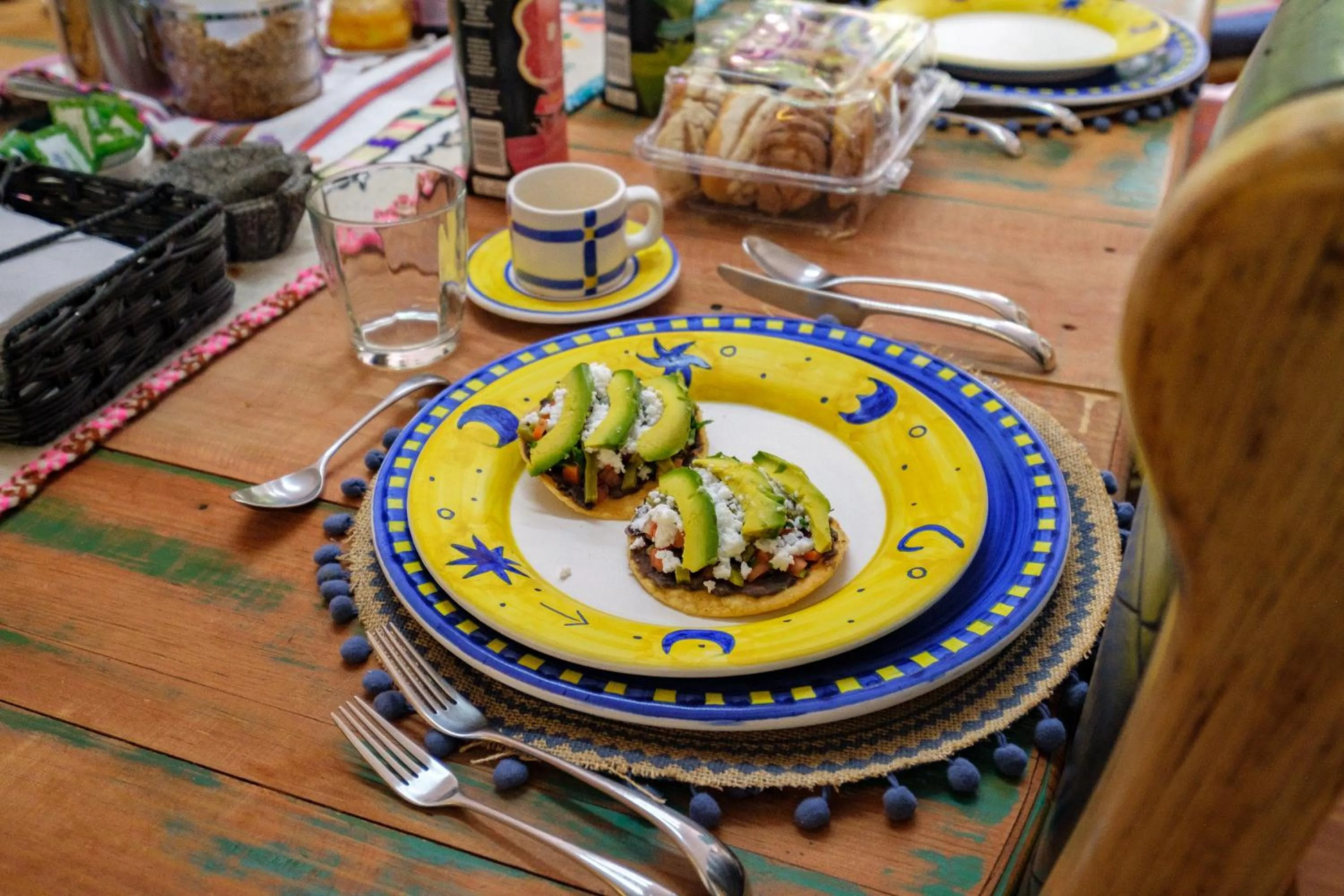 Breakfast in Casa Itzae B&B Polanquito Dog Friendly
