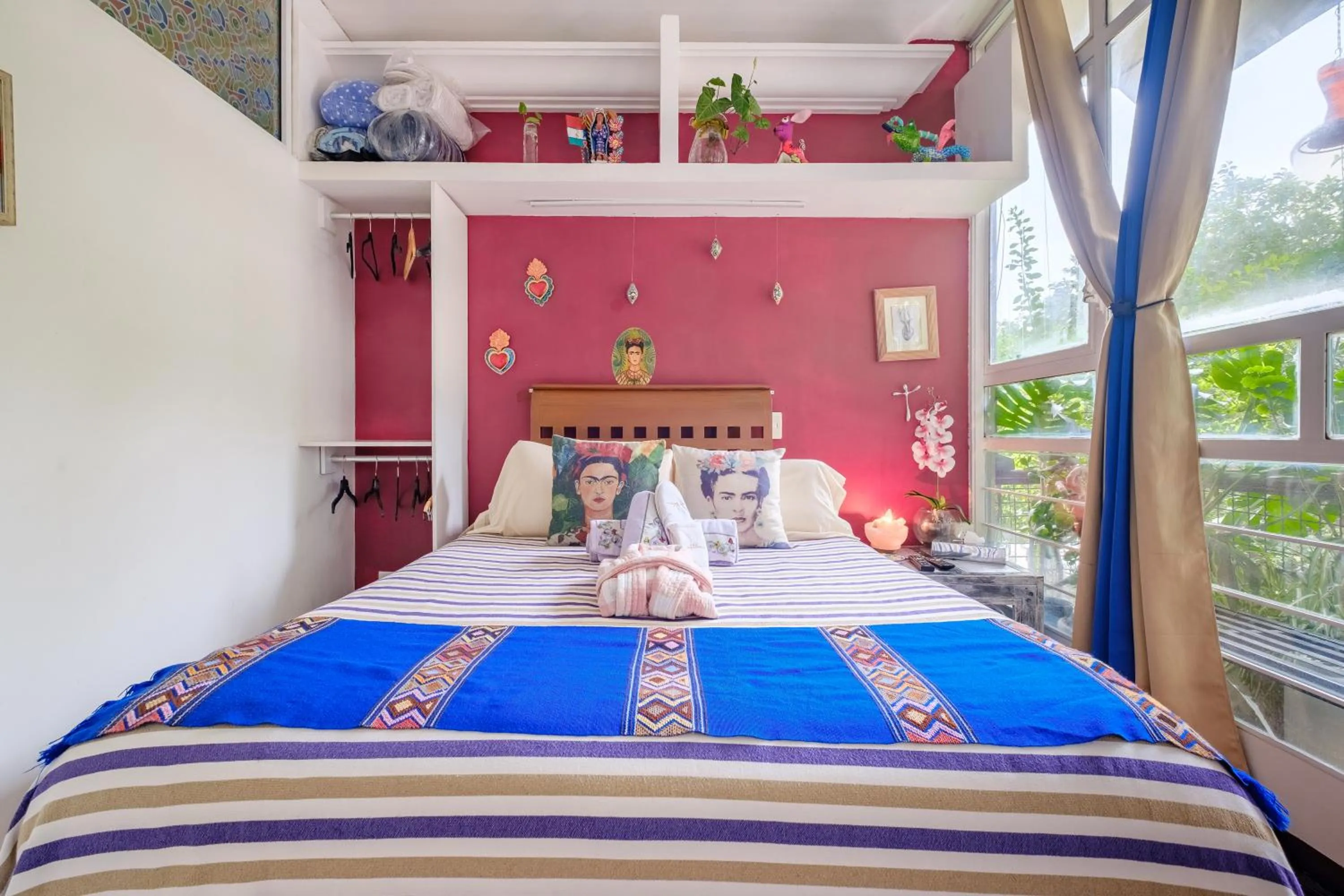 Bed in Casa Itzae B&B Polanquito Dog Friendly