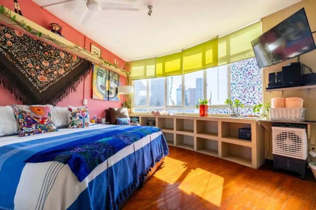 Bed in Casa Itzae B&B Polanquito Dog Friendly
