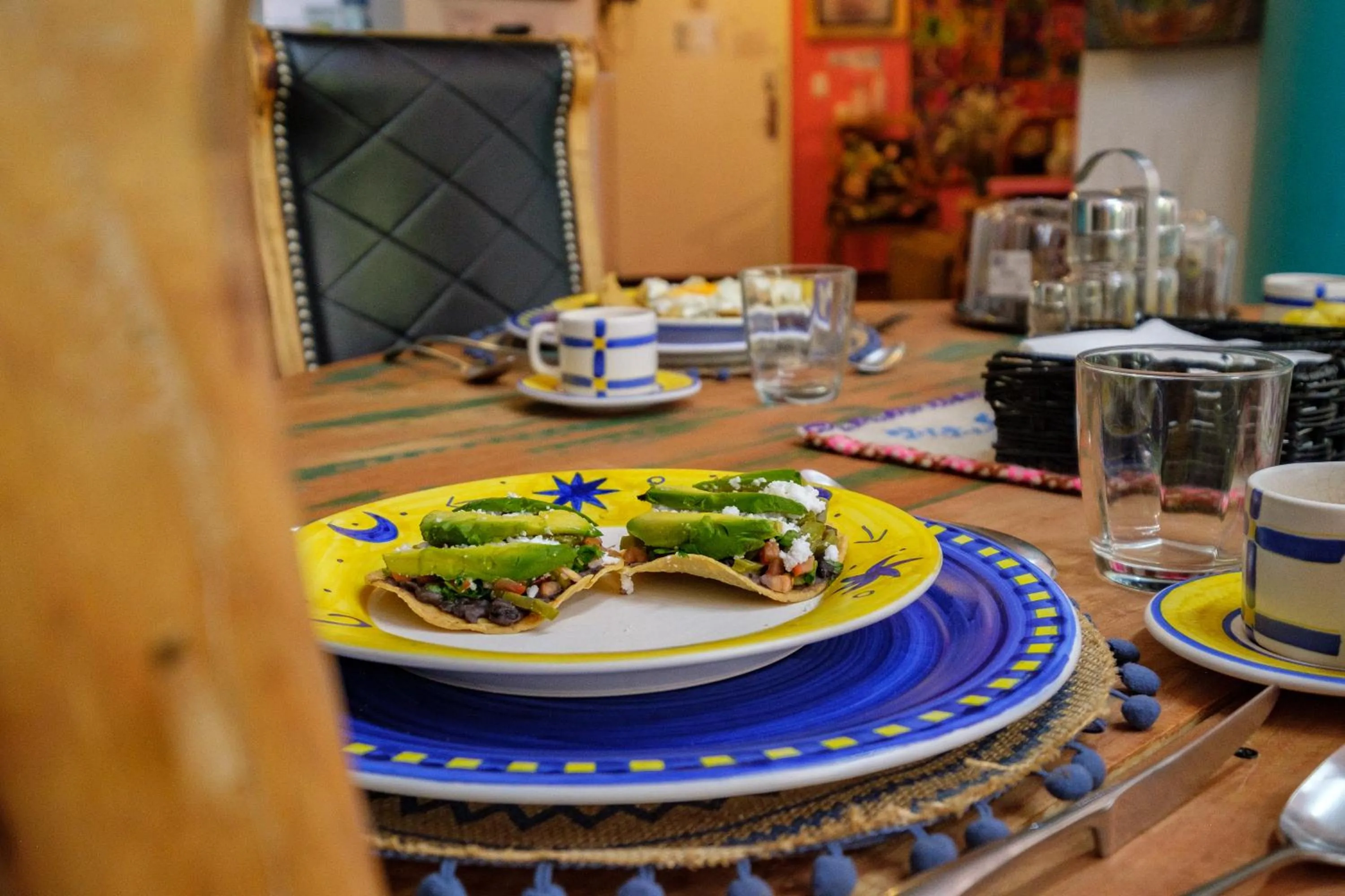 Breakfast in Casa Itzae B&B Polanquito Dog Friendly
