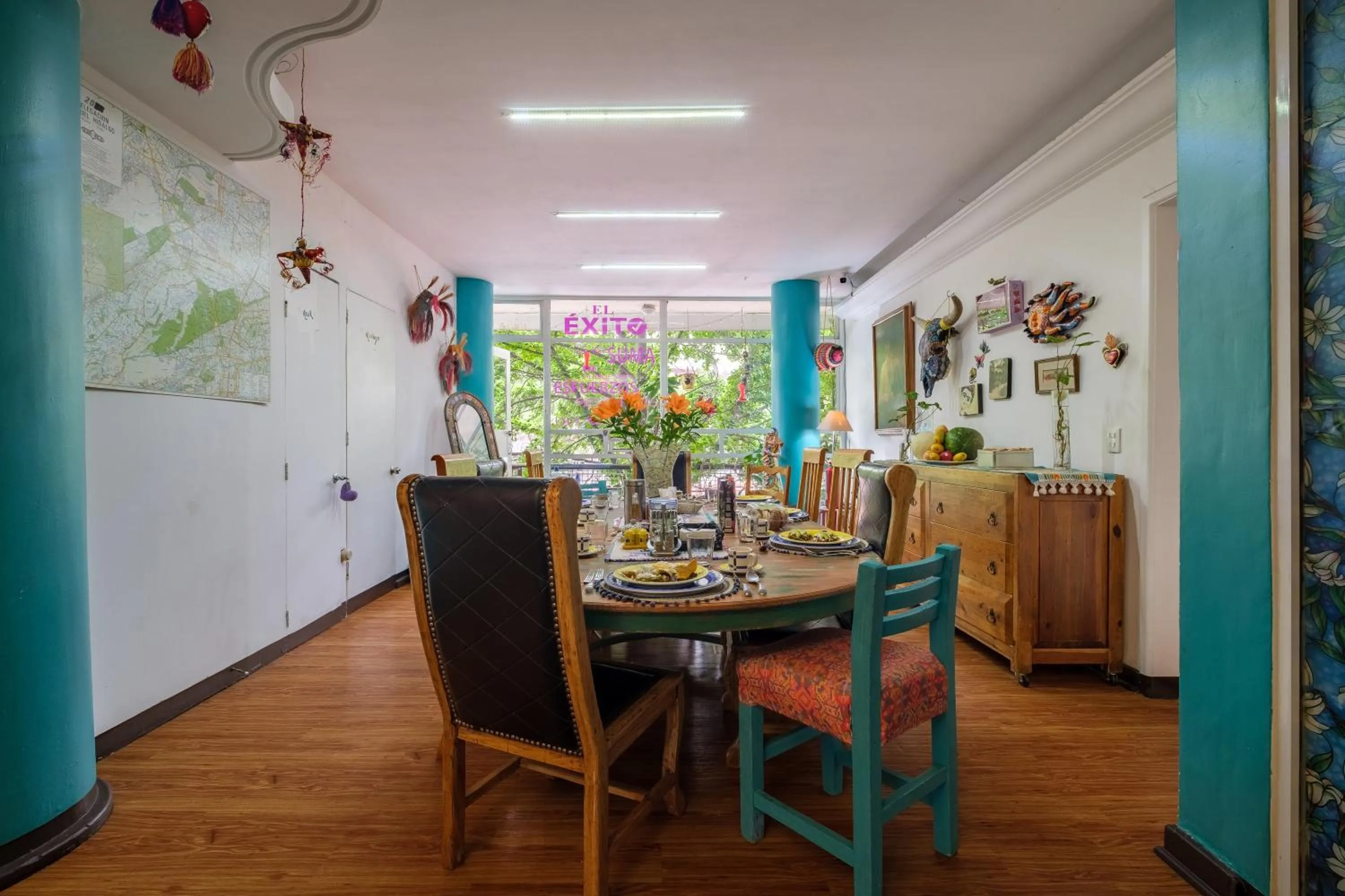 Kitchen or kitchenette in Casa Itzae B&B Polanquito Dog Friendly