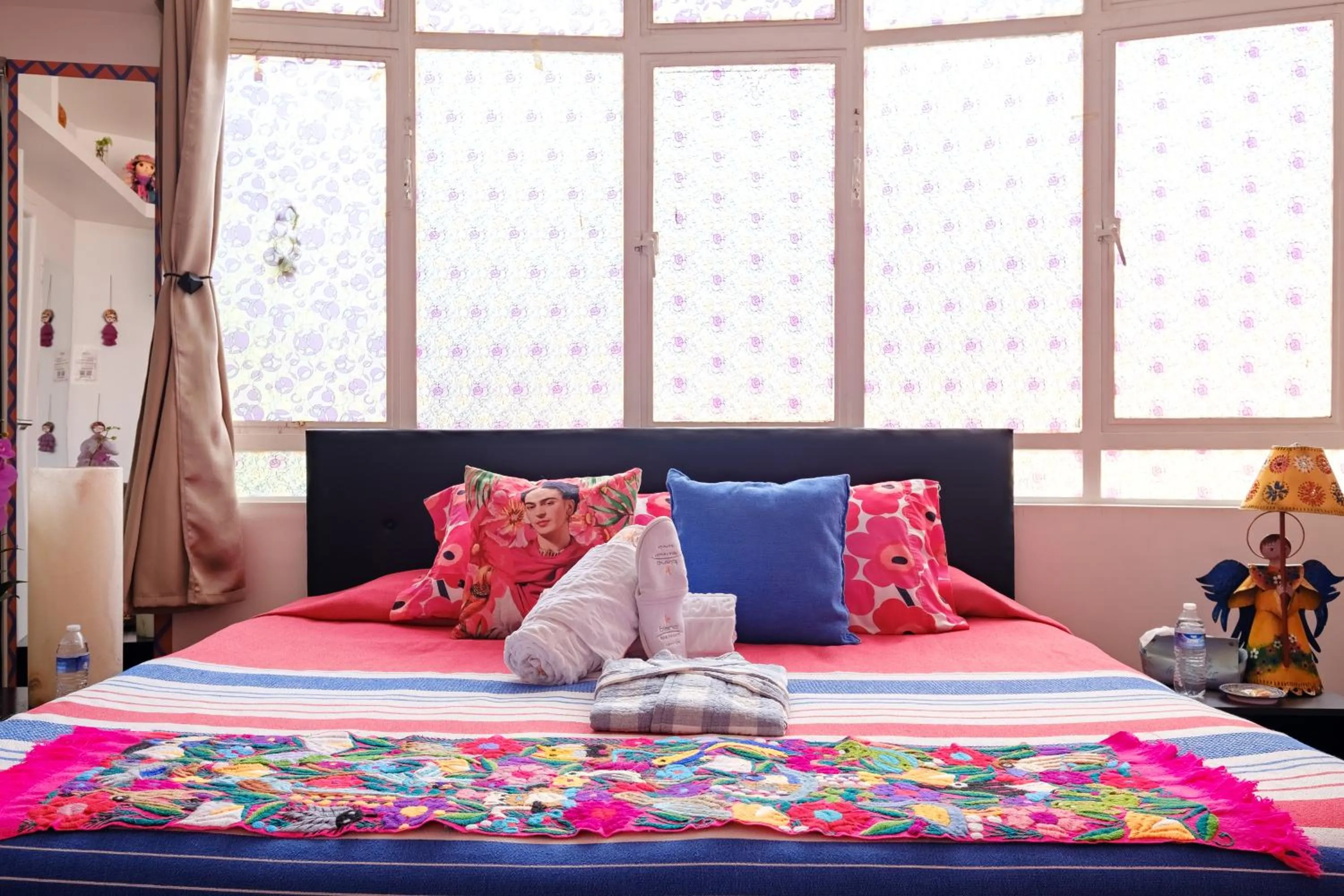 Bed in Casa Itzae B&B Polanquito Dog Friendly