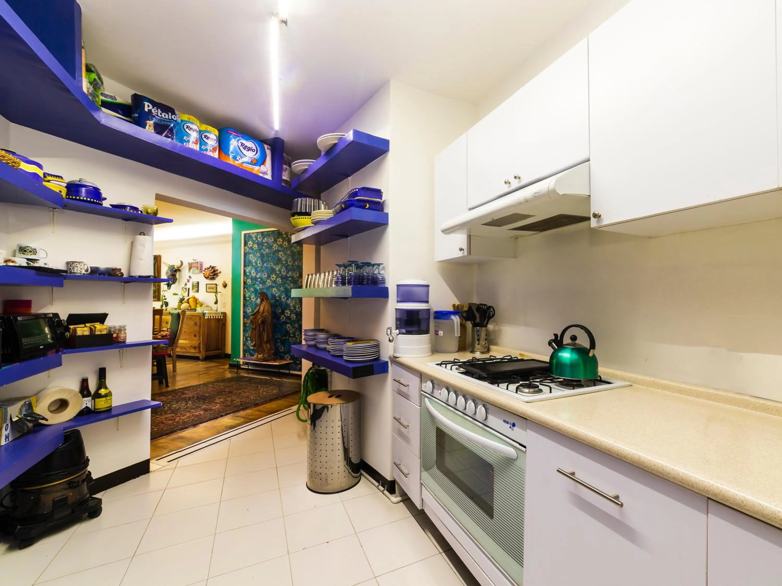 Kitchen or kitchenette in Casa Itzae B&B Polanquito Dog Friendly