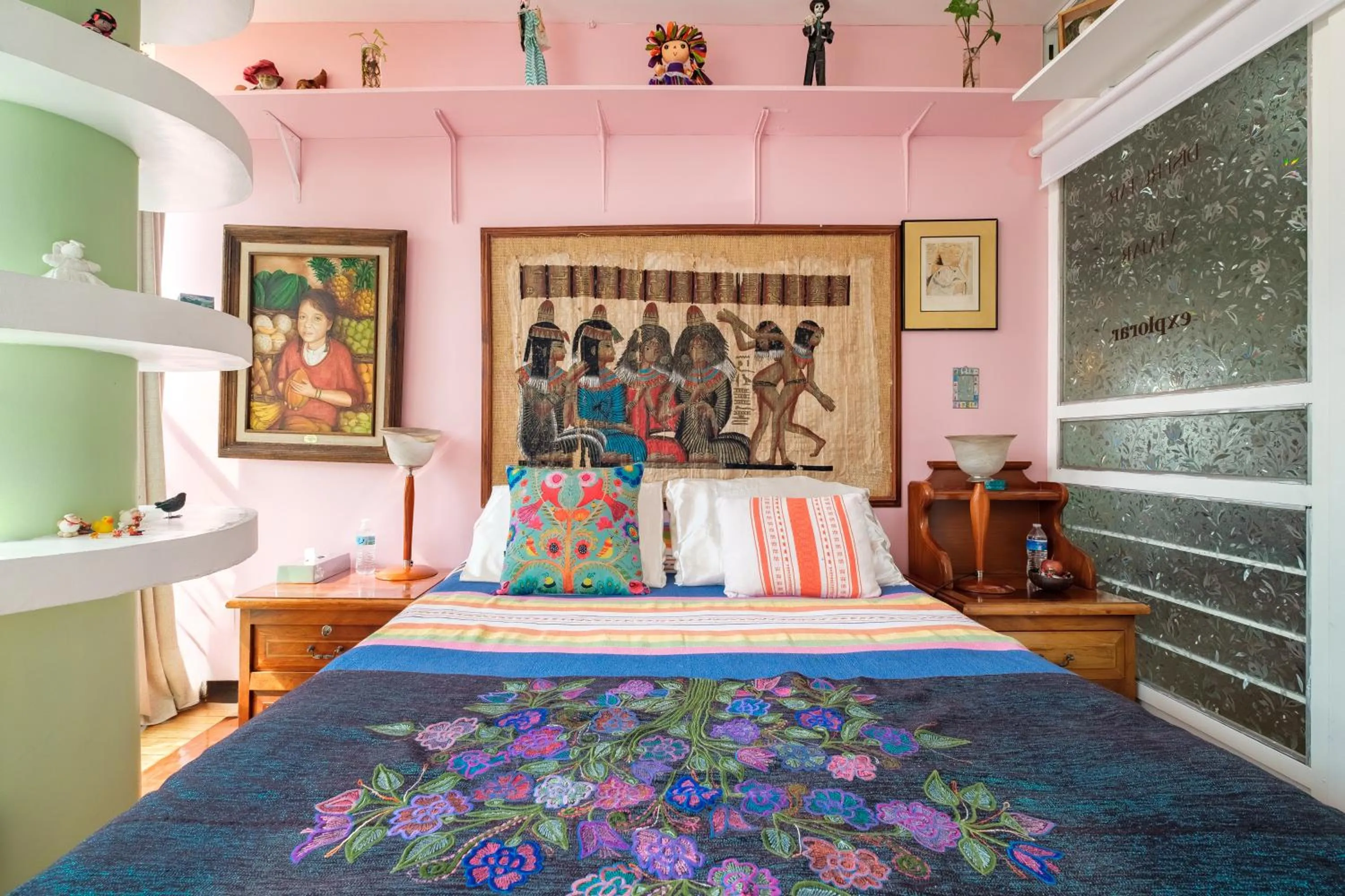 Bed in Casa Itzae B&B Polanquito Dog Friendly