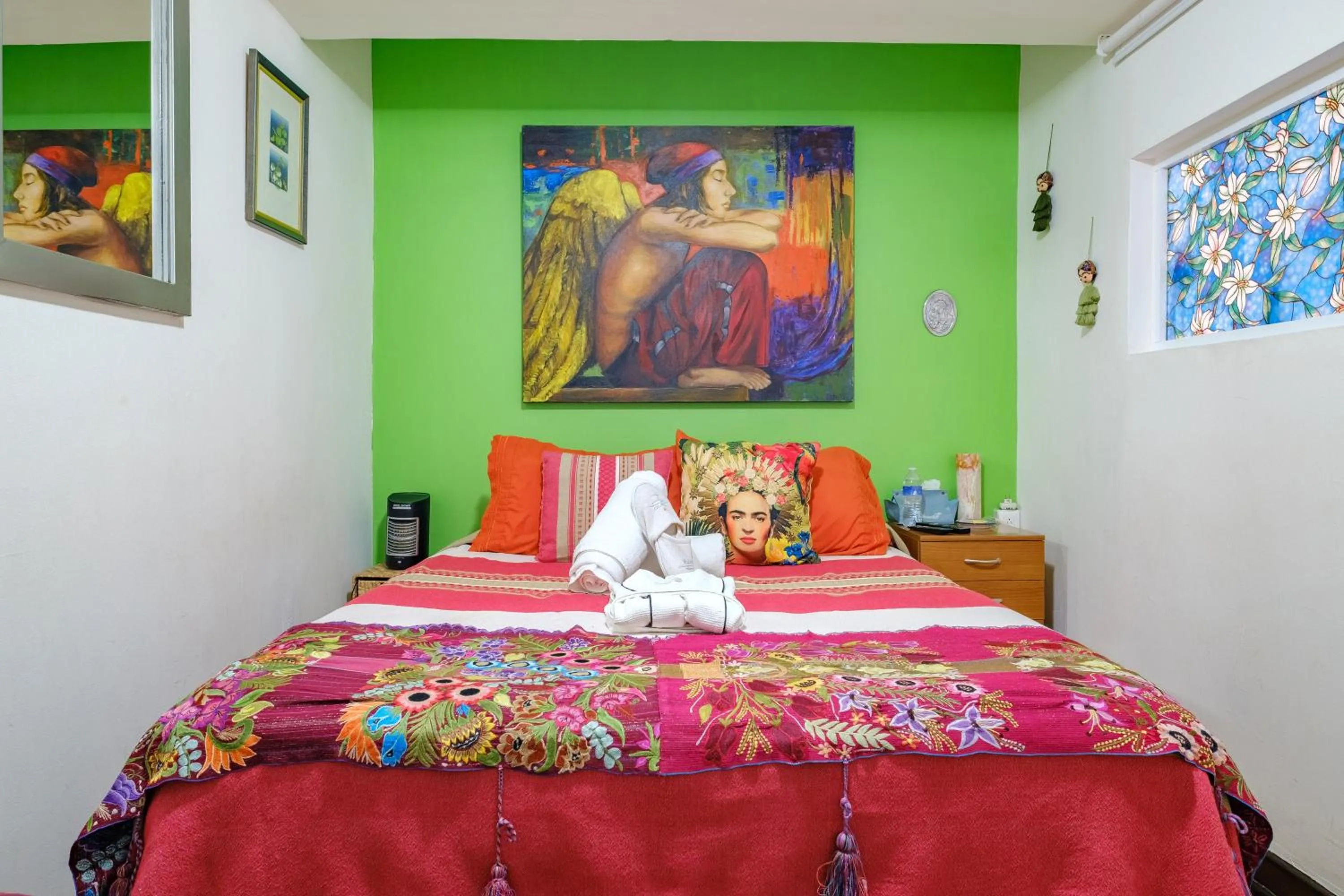 Bed in Casa Itzae B&B Polanquito Dog Friendly