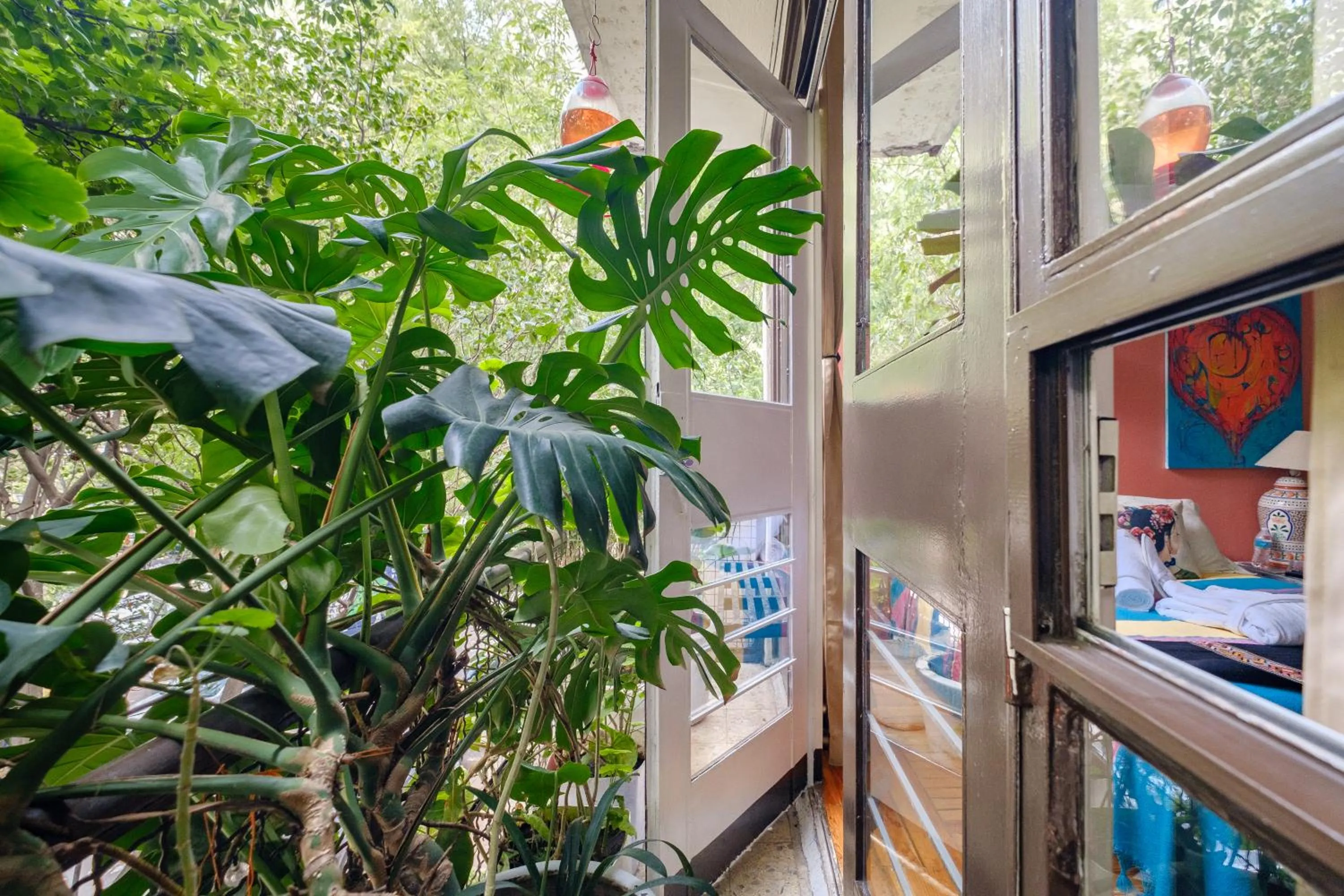 Balcony/Terrace in Casa Itzae B&B Polanquito Dog Friendly