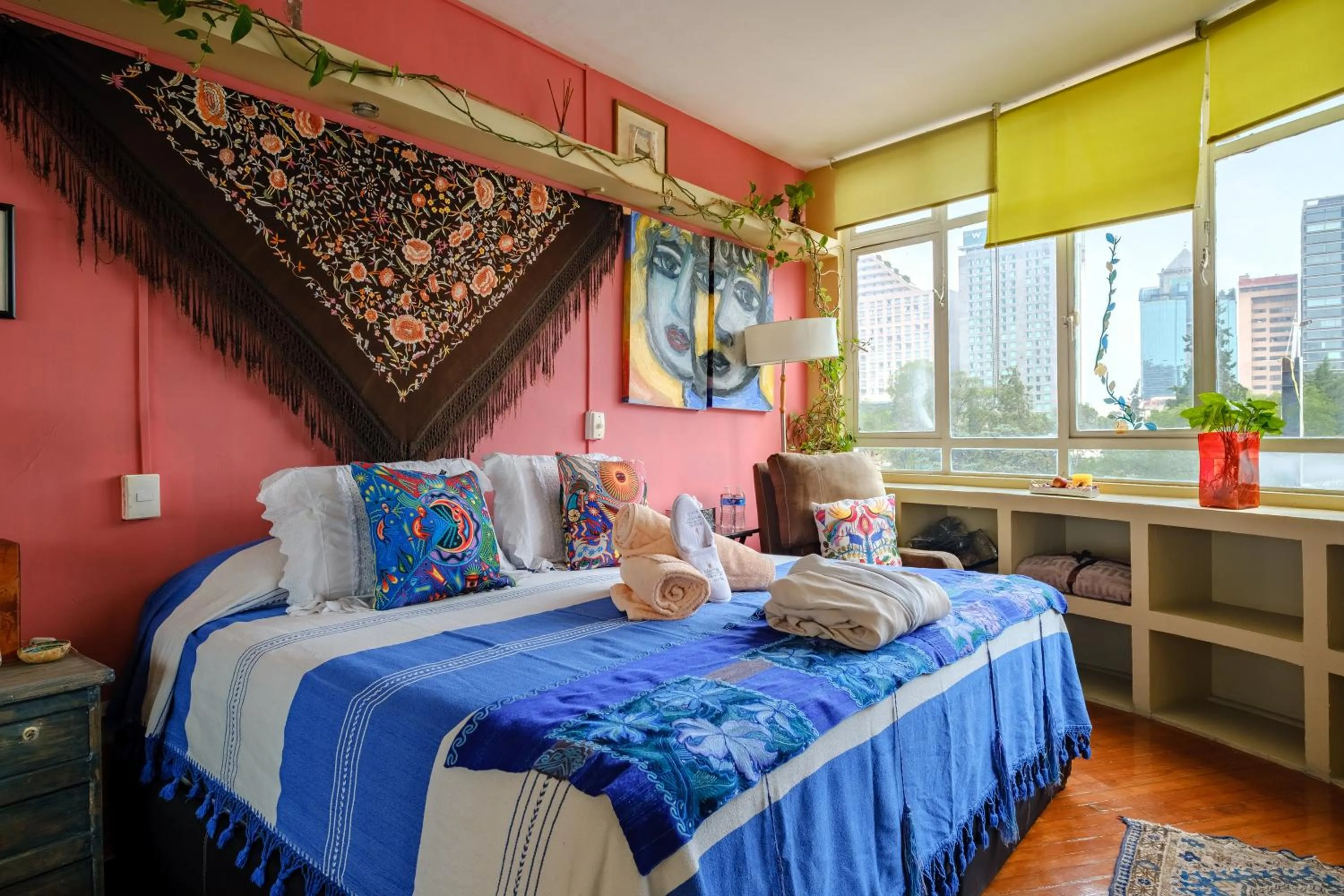 Bed in Casa Itzae B&B Polanquito Dog Friendly