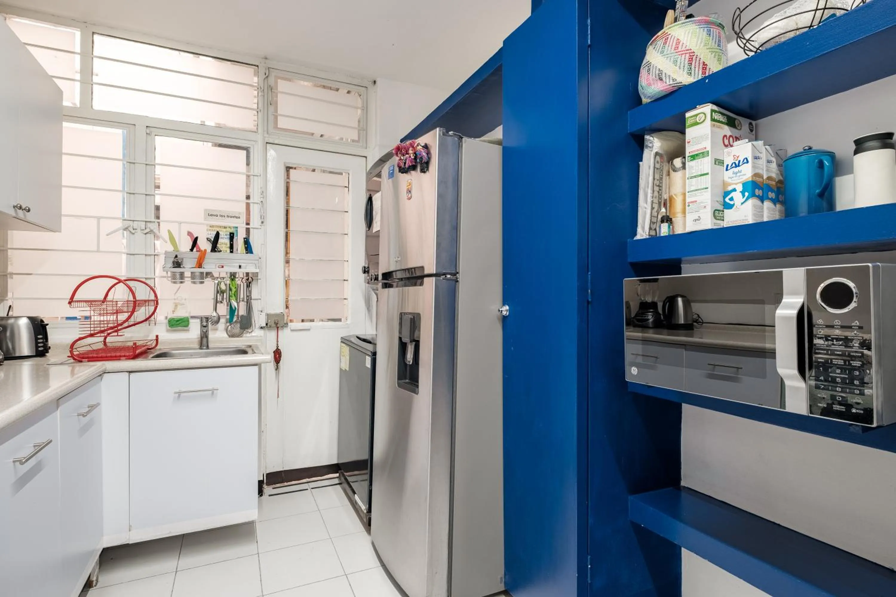 Kitchen or kitchenette in Casa Itzae B&B Polanquito Dog Friendly