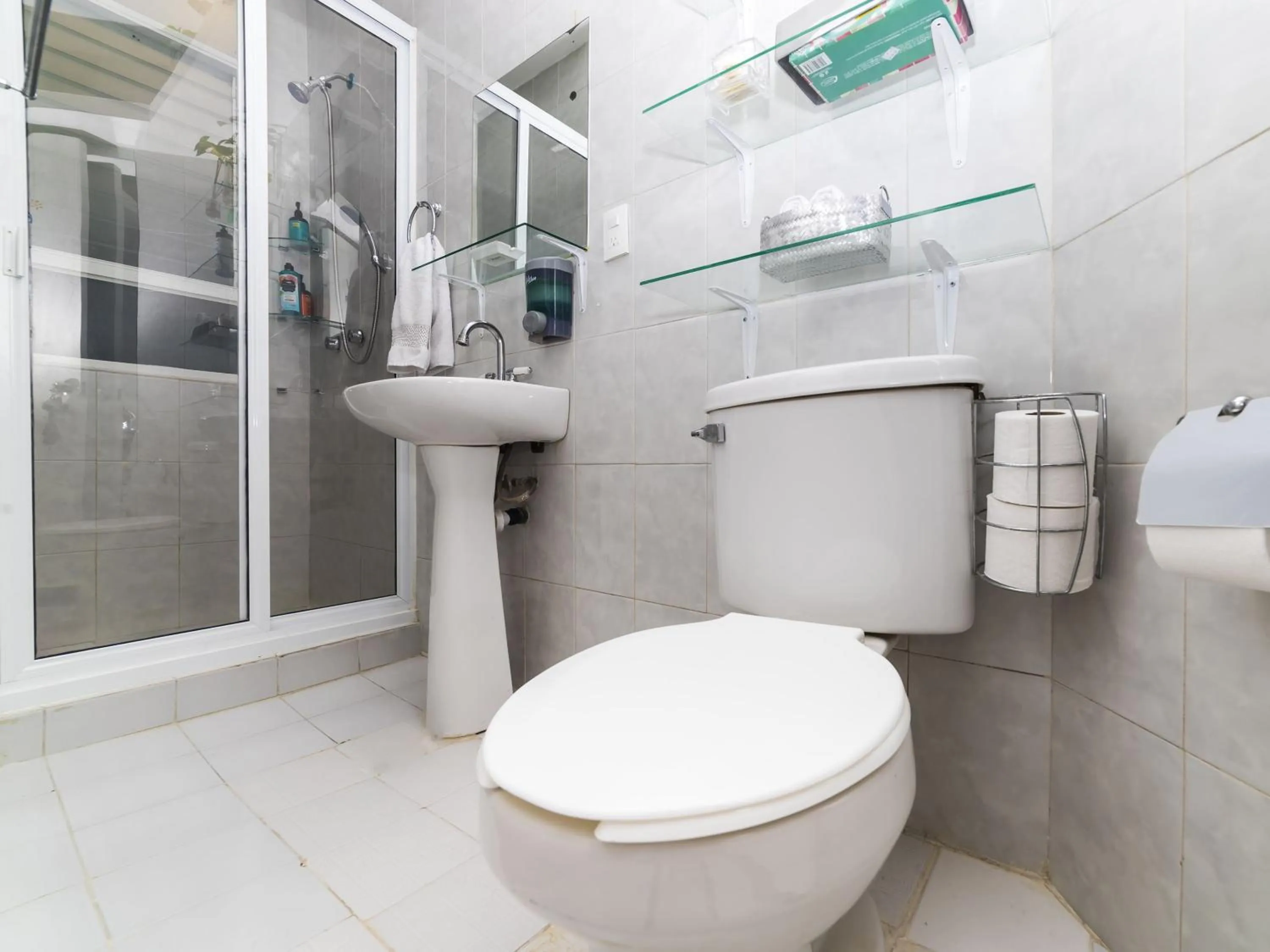 Shower in Casa Itzae B&B Polanquito Dog Friendly