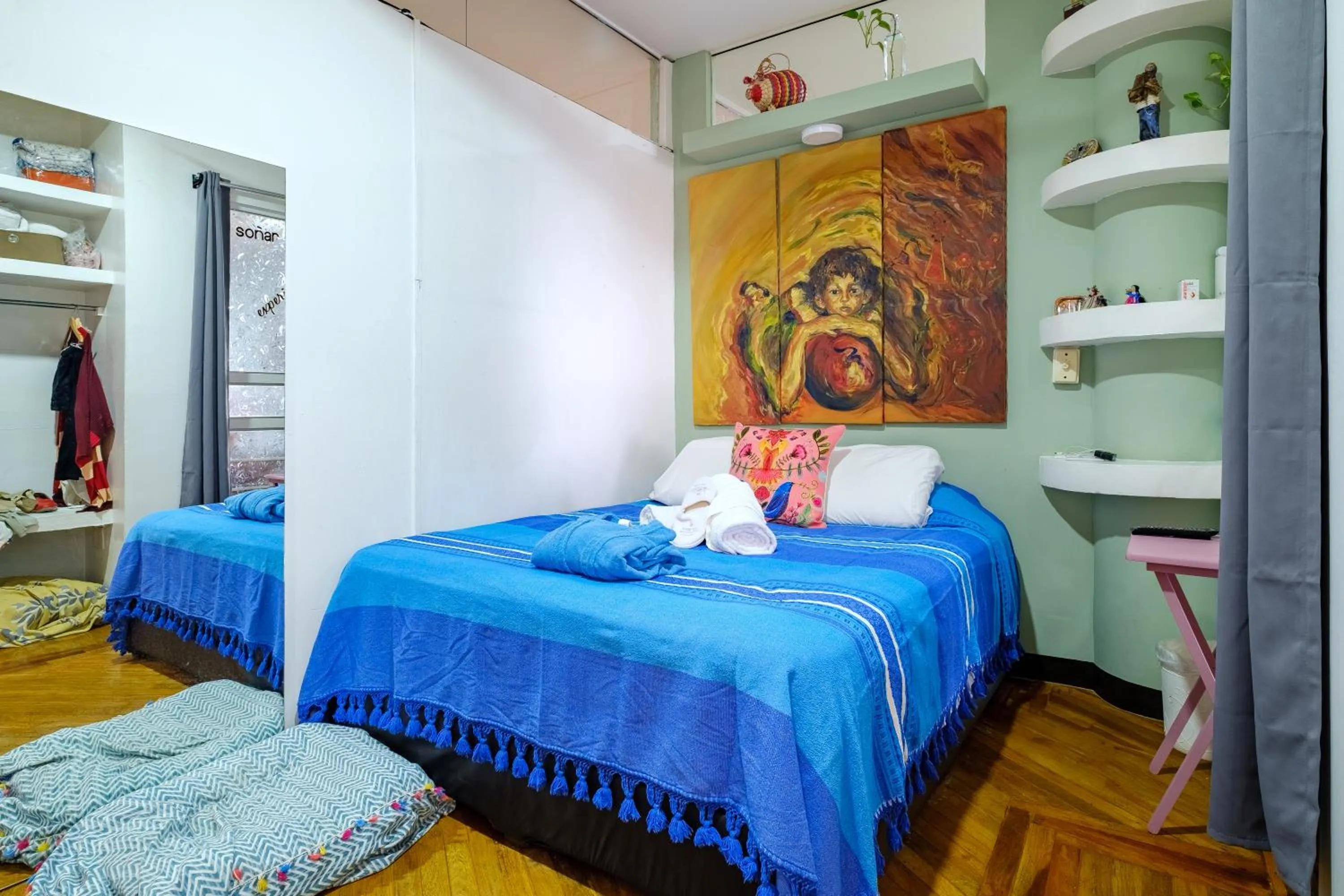 Bed in Casa Itzae B&B Polanquito Dog Friendly