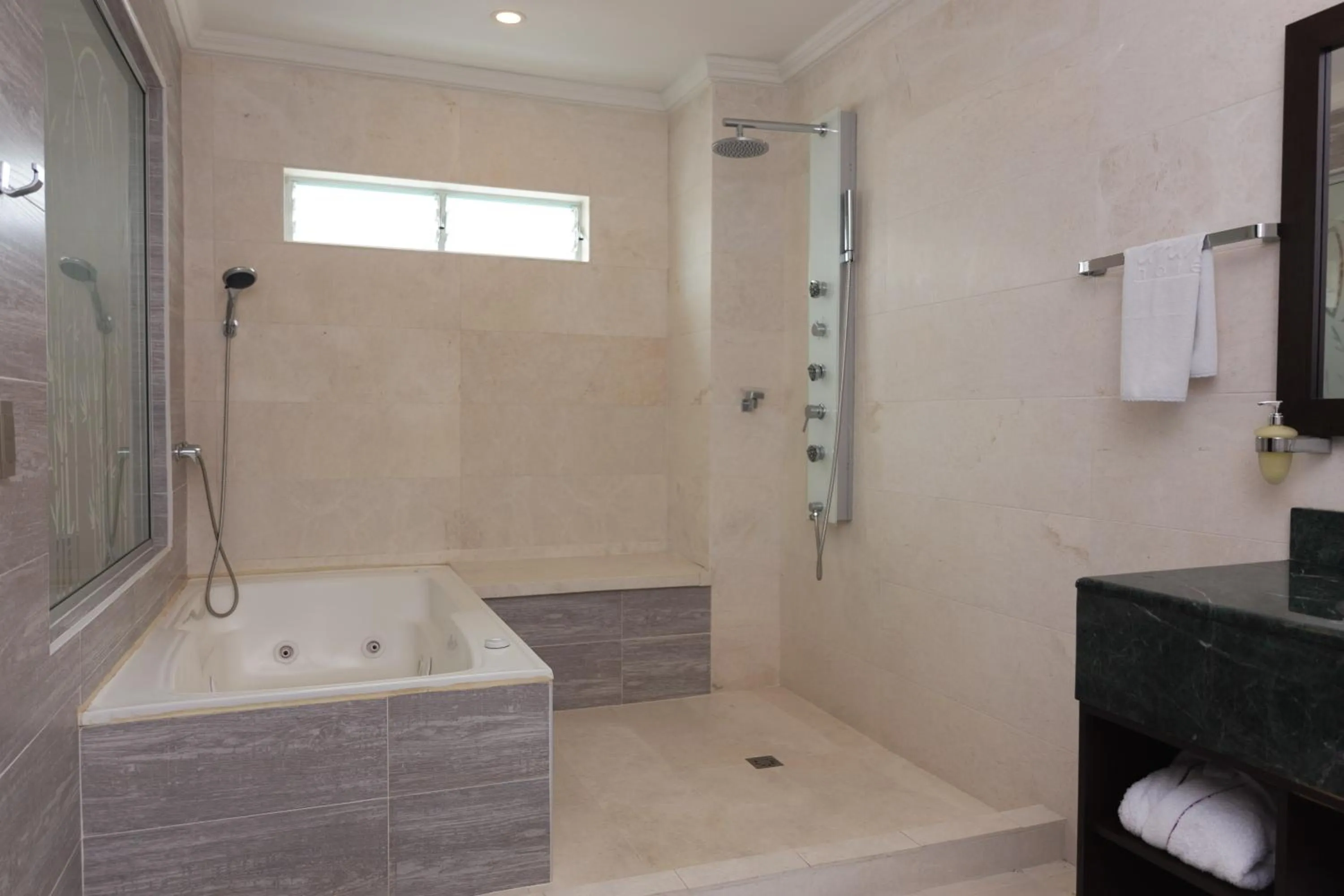 Shower in Hotel Varuna