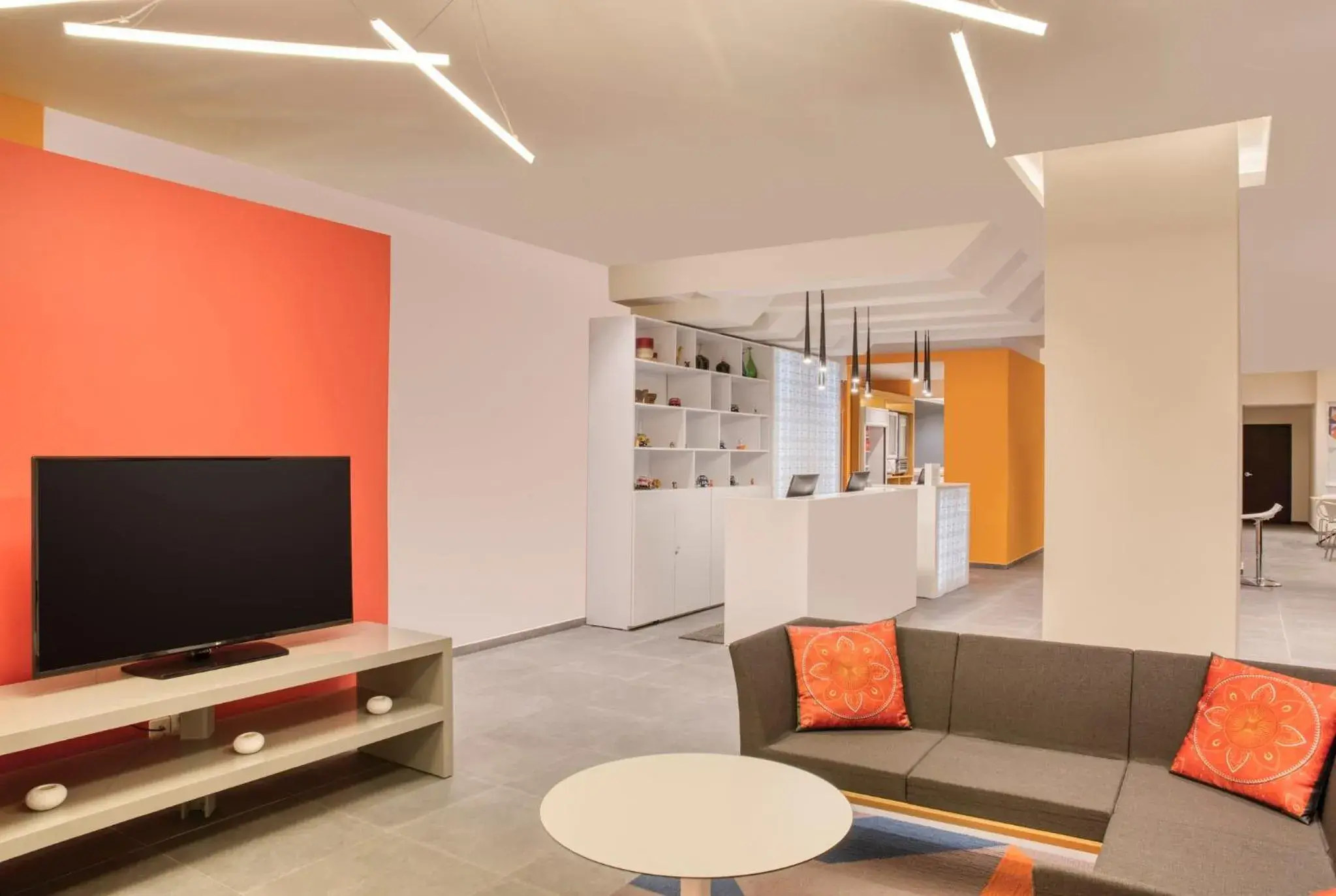 Living room in Fiesta Inn Express Puebla Explanada Living room in Fiesta Inn Express Puebla Explanada