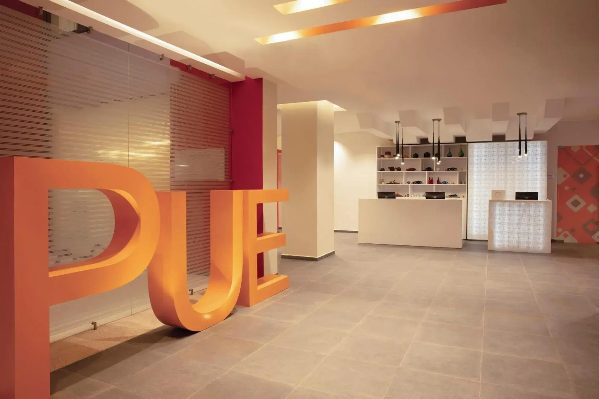 Lobby or reception in Fiesta Inn Express Puebla Explanada Lobby or reception in Fiesta Inn Express Puebla Explanada