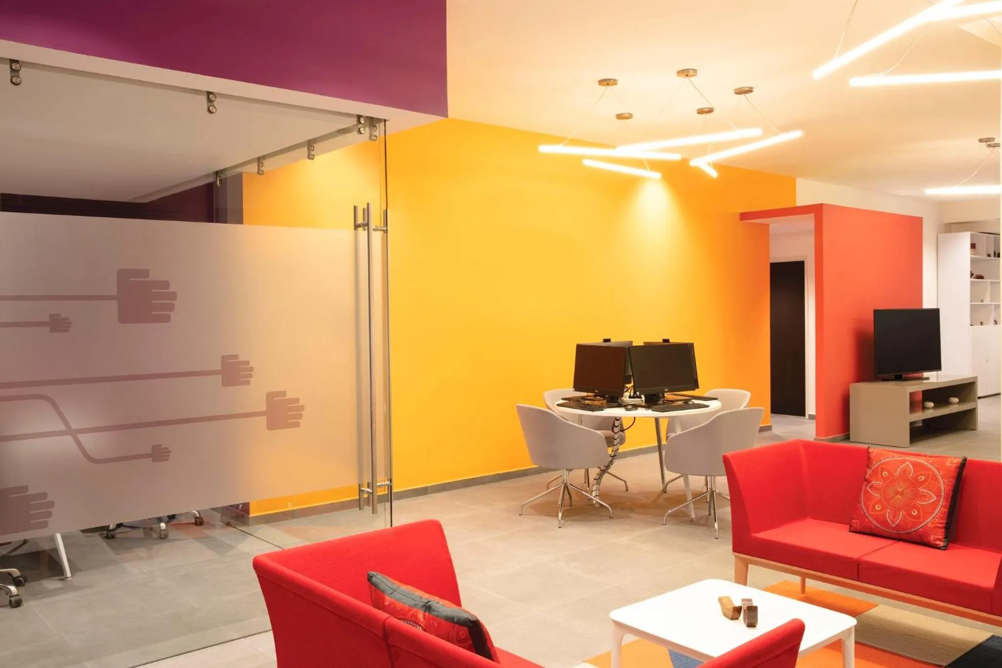 Lobby or reception in Fiesta Inn Express Puebla Explanada