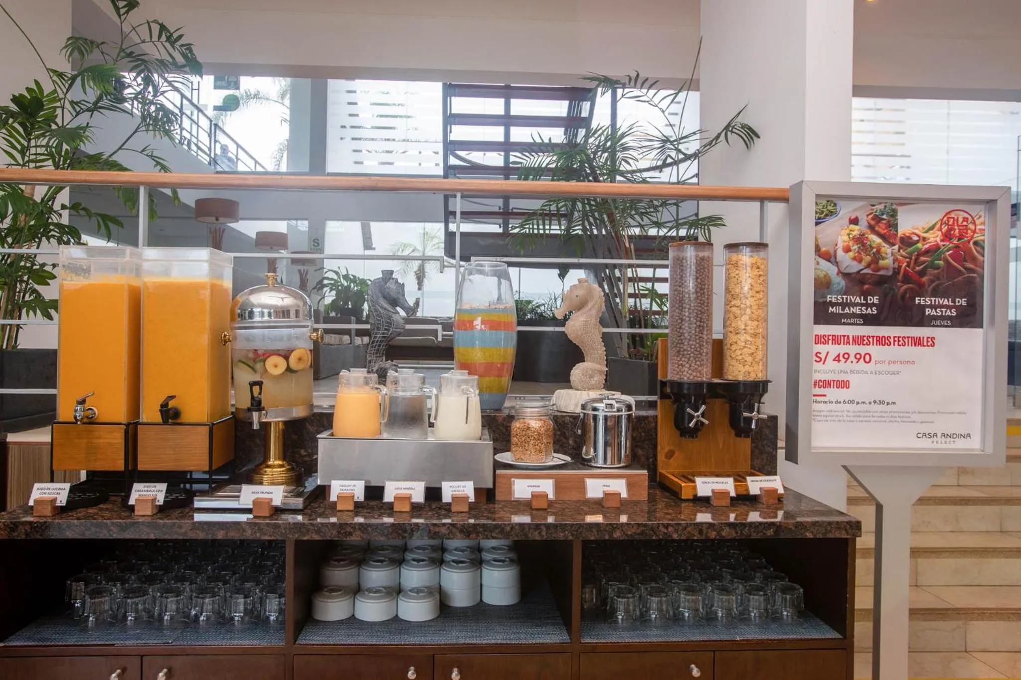 Buffet breakfast in Casa Andina Select Zorritos Tumbes