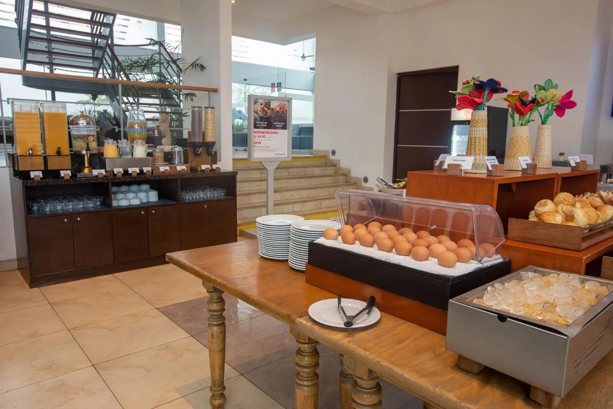 Buffet breakfast in Casa Andina Select Zorritos Tumbes