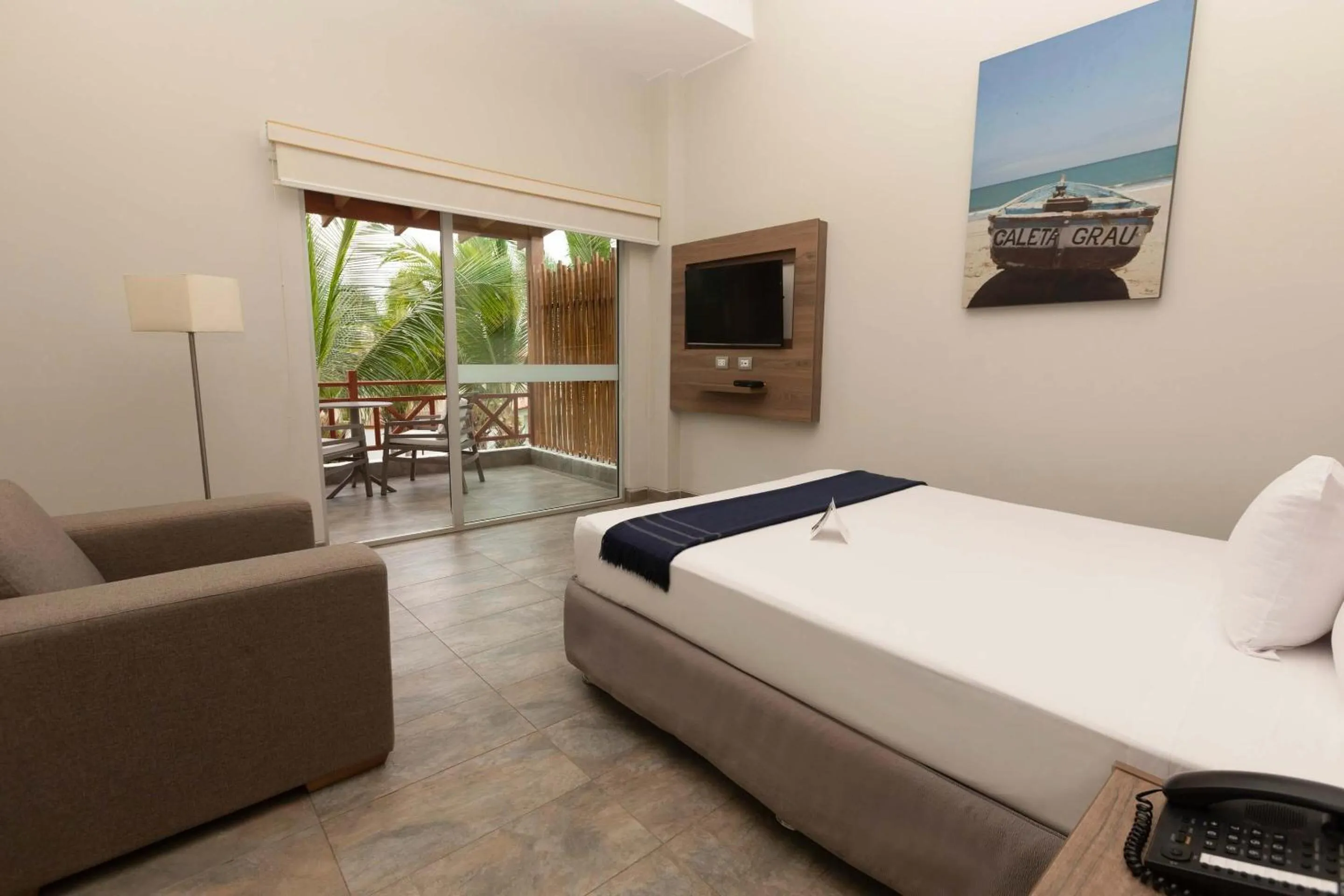 Balcony/Terrace, Bed in Casa Andina Select Zorritos Tumbes