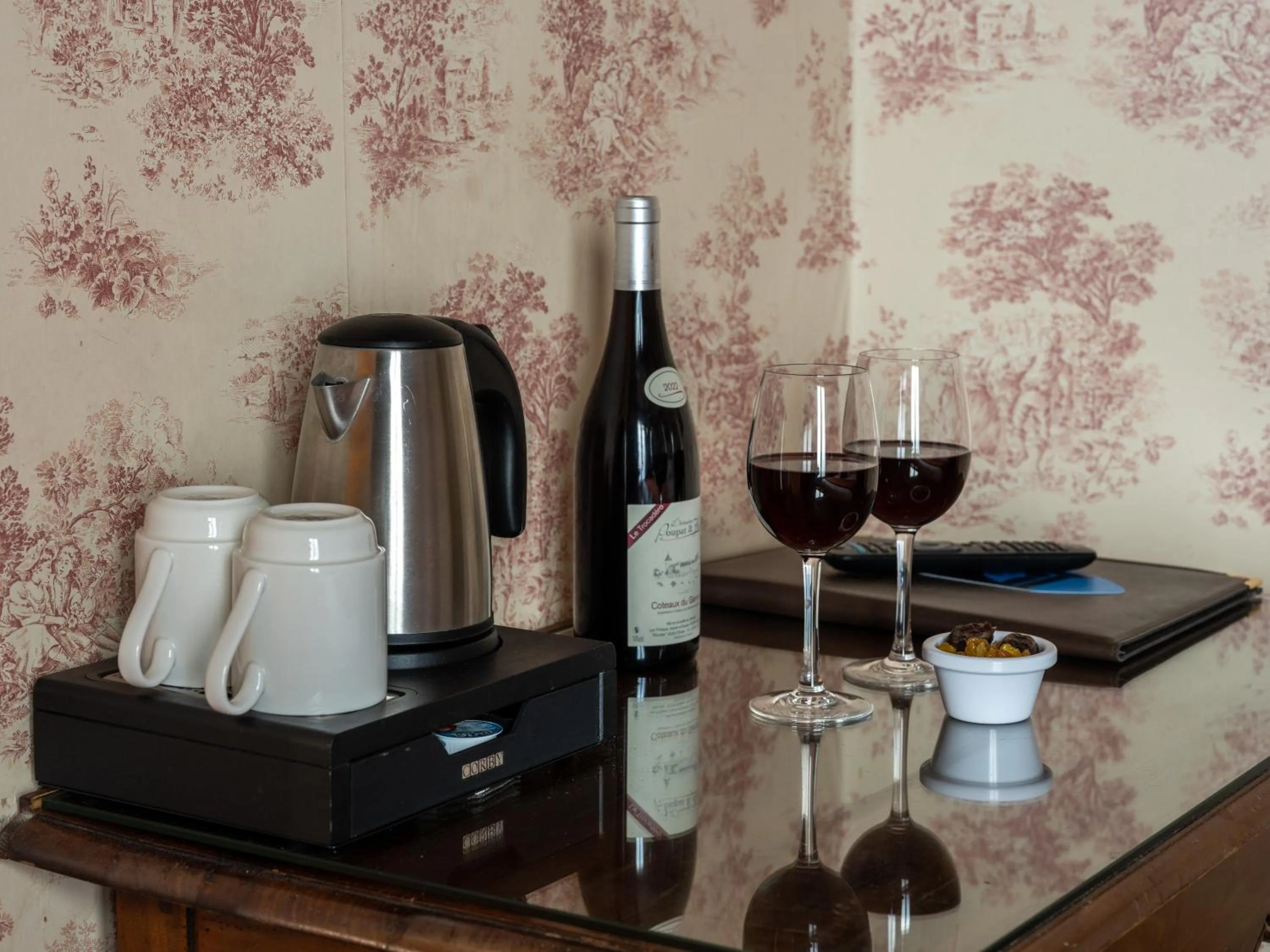 Coffee/tea facilities in Hotel Minerve