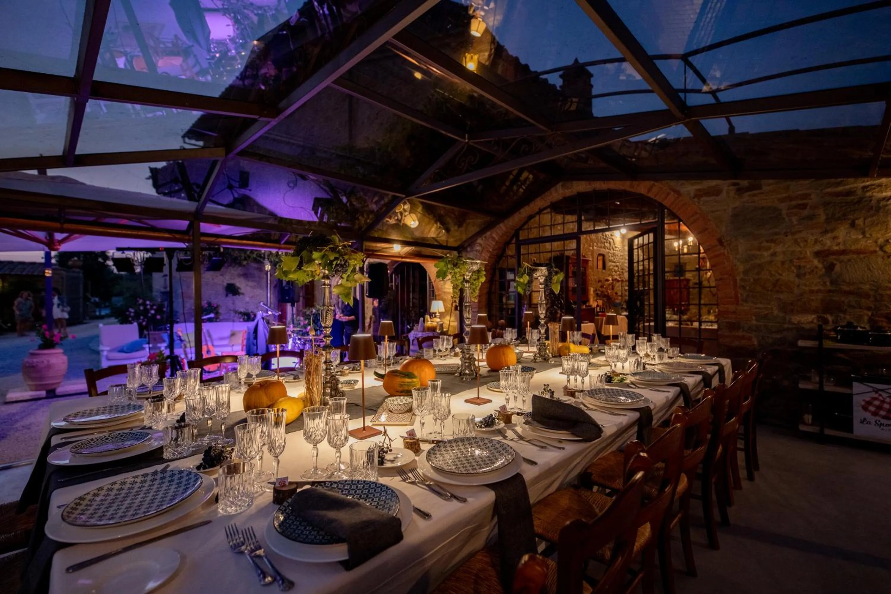 Patio in Agriturismo I Pagliai