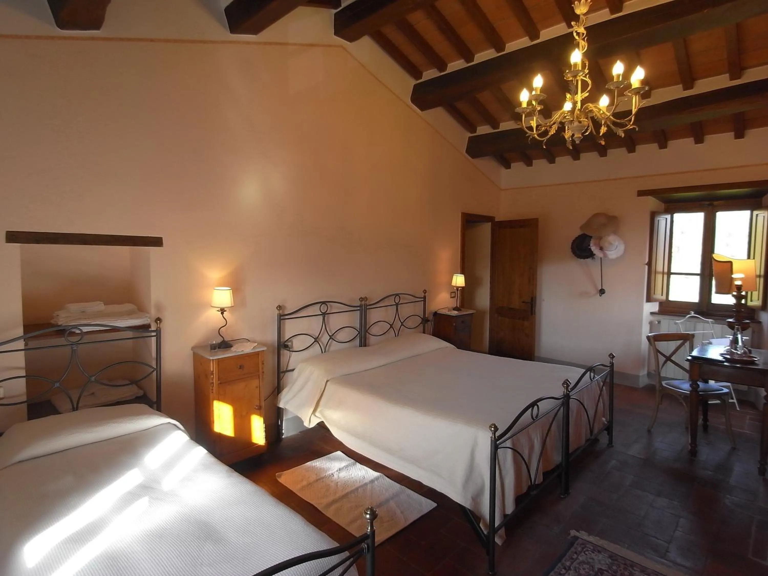 Bedroom, Bed in Agriturismo I Pagliai