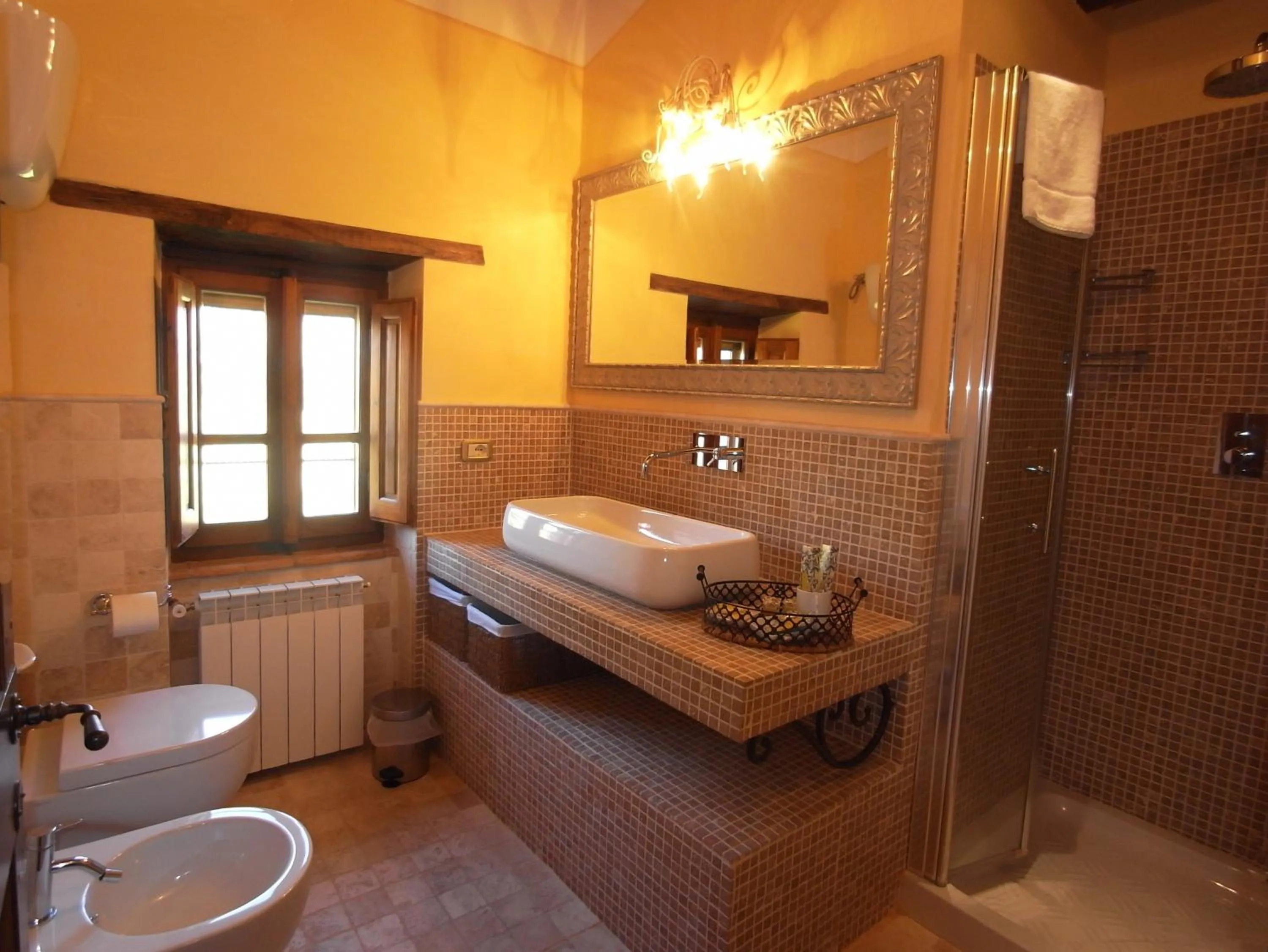 Bathroom in Agriturismo I Pagliai