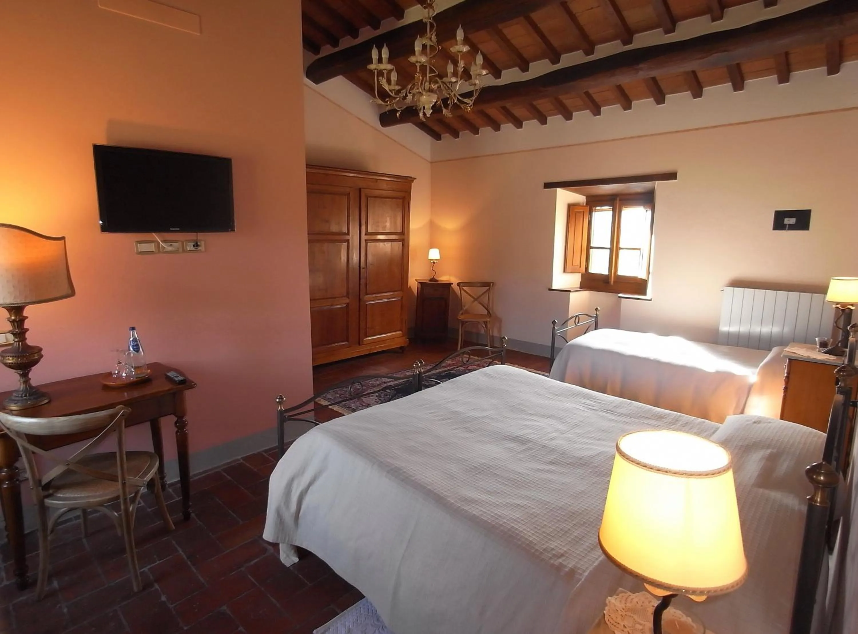 Bedroom, Bed in Agriturismo I Pagliai