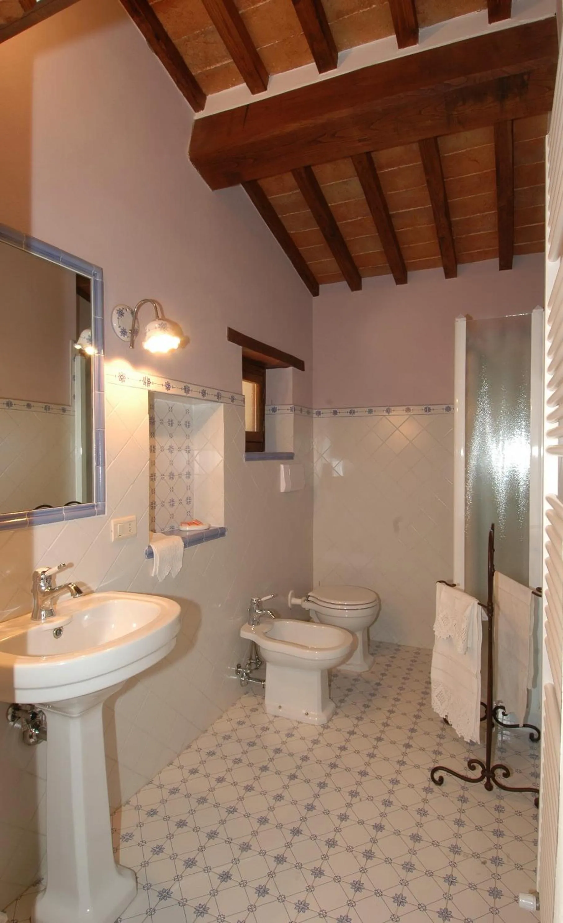 Bathroom in Agriturismo I Pagliai