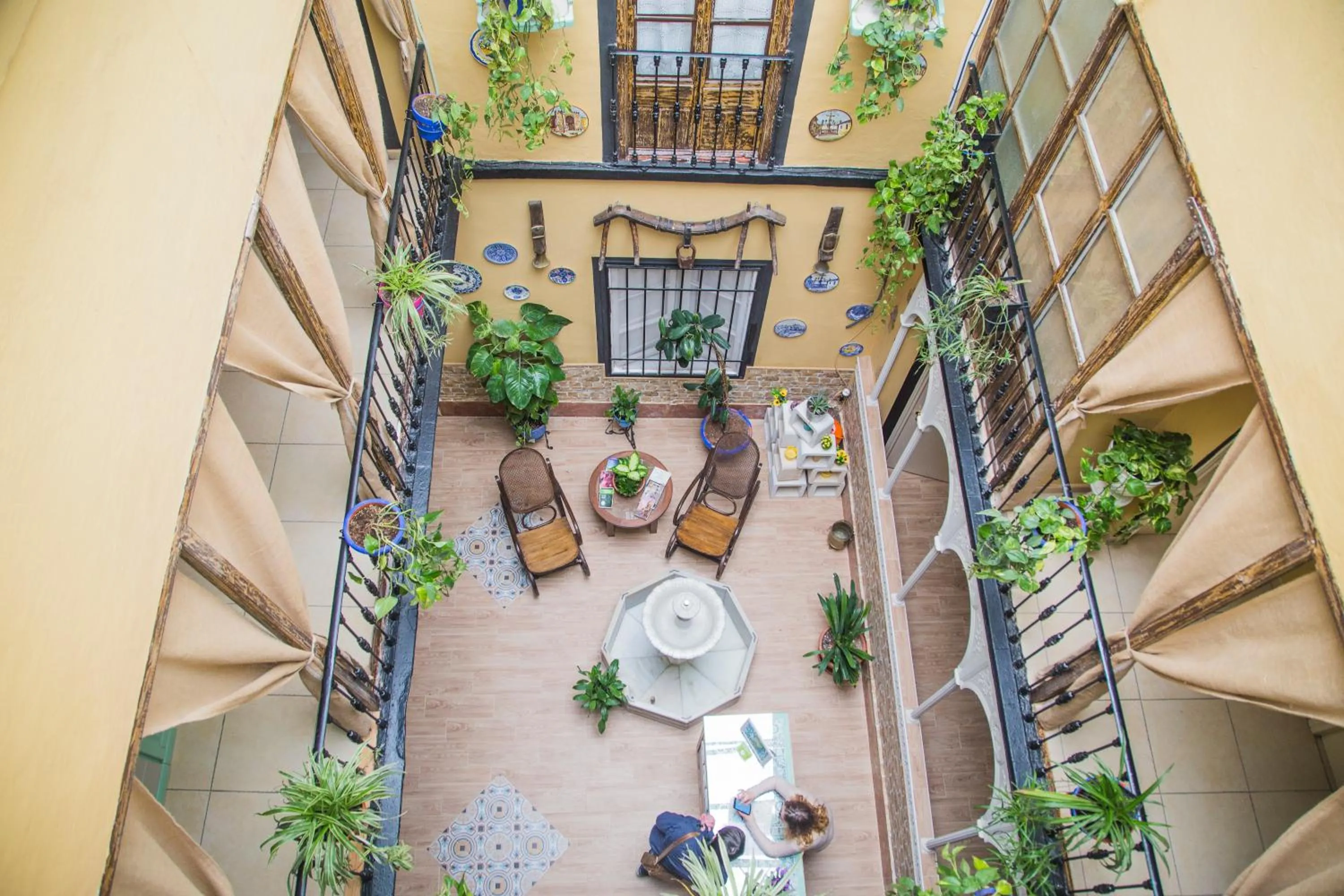 Decorative detail in Pension Internacional