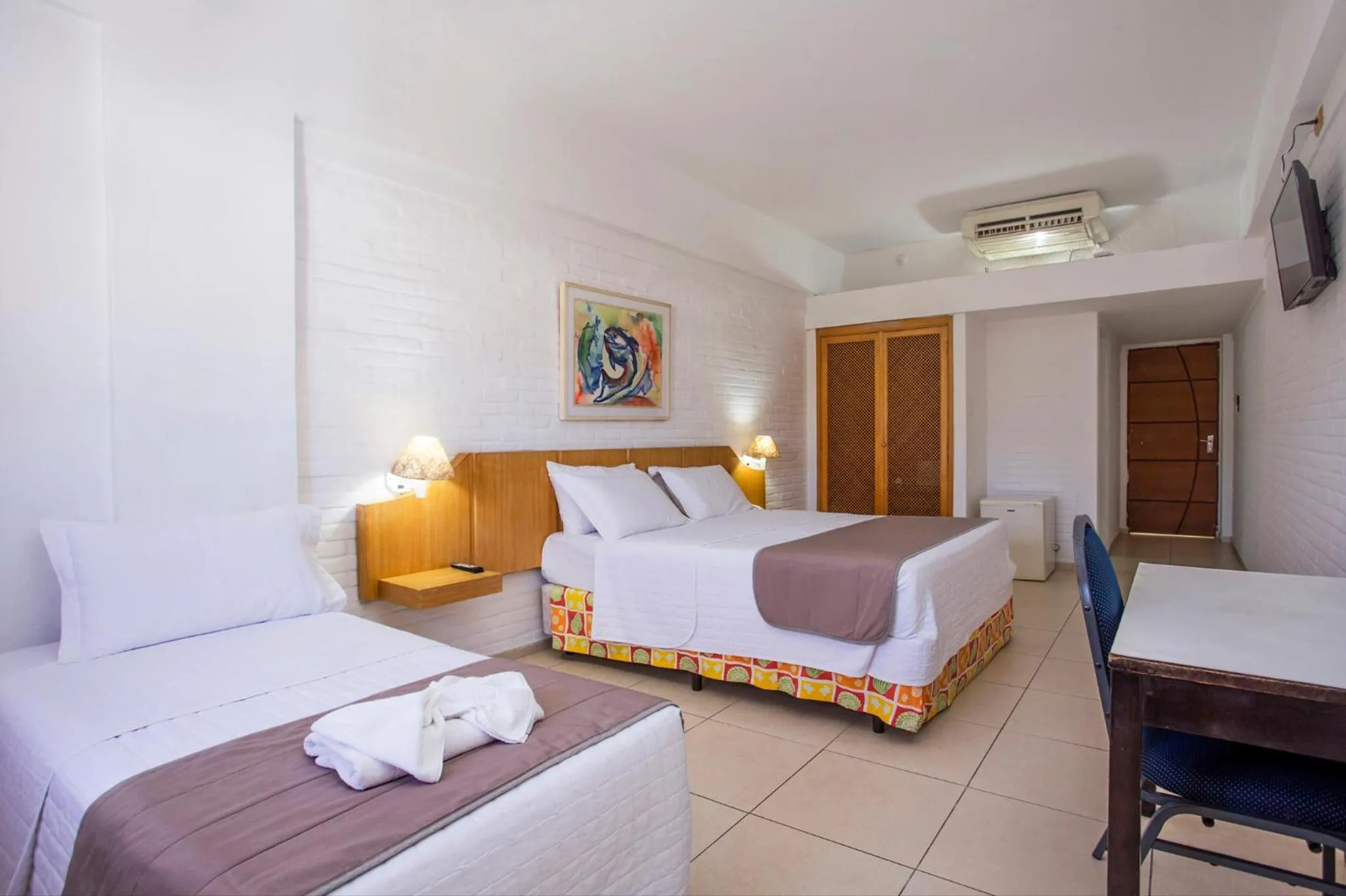 Bedroom, Bed in Hotel Ilhabela