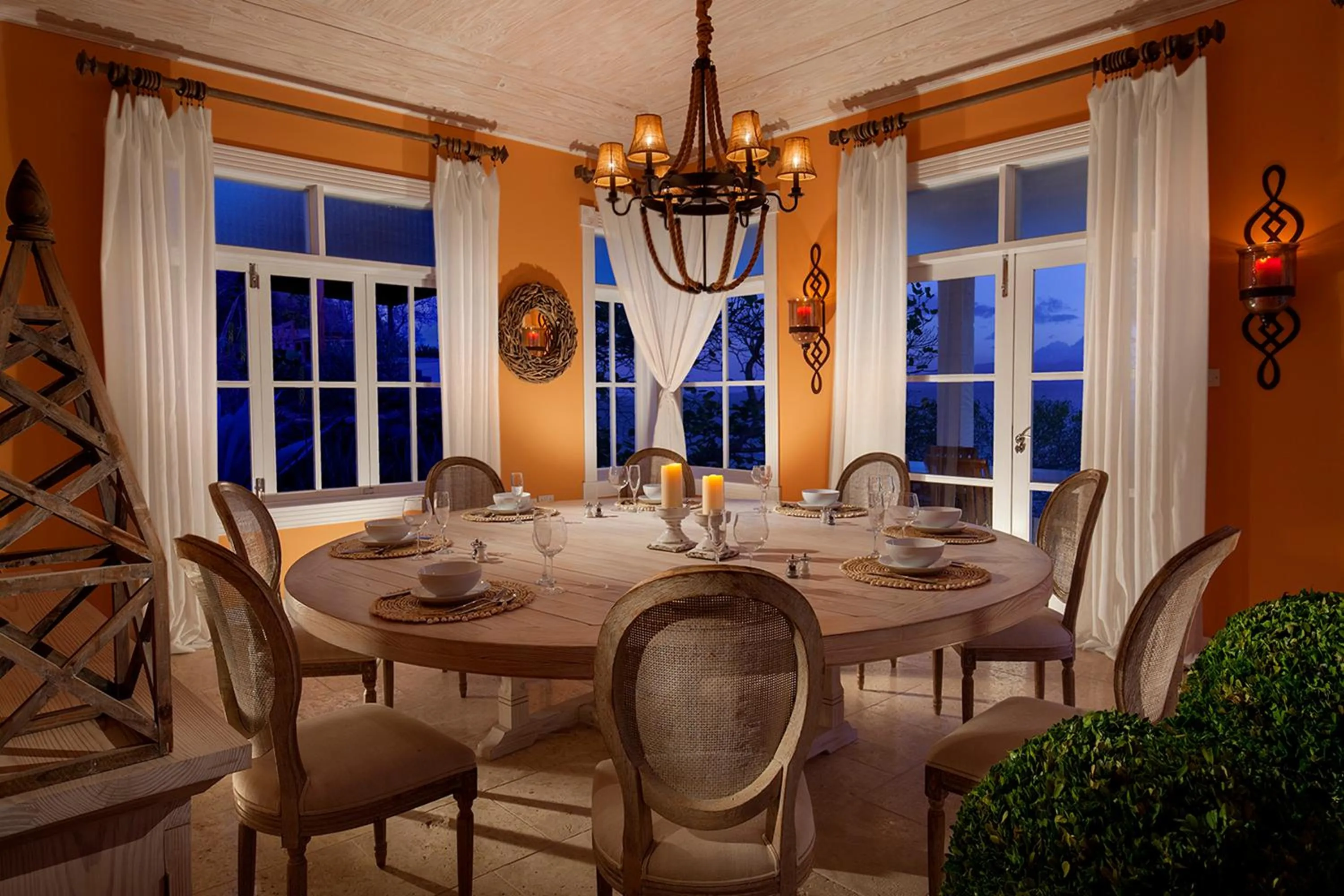 Dining area in The Liming Bequia