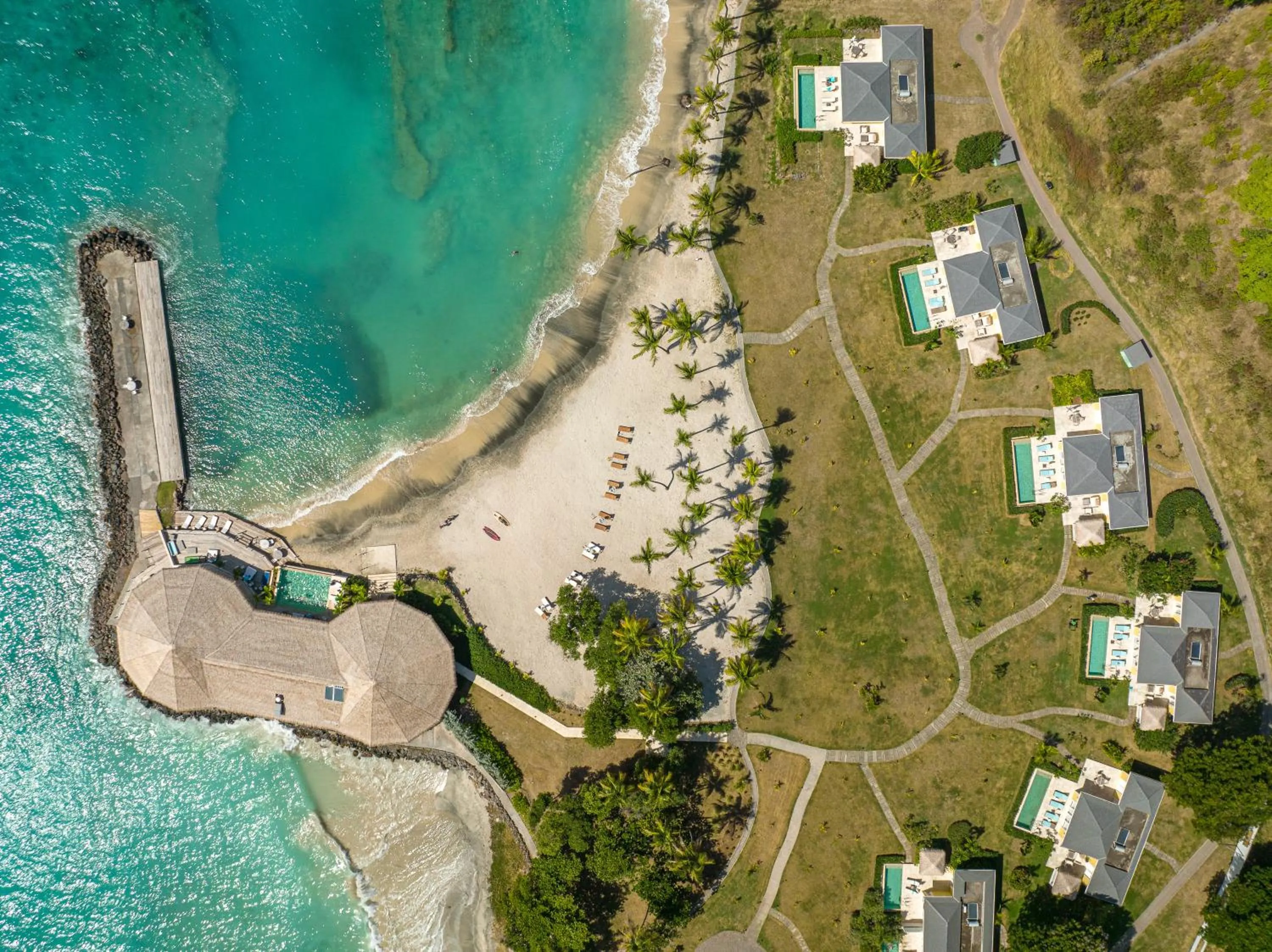 Bird's eye view in The Liming Bequia
