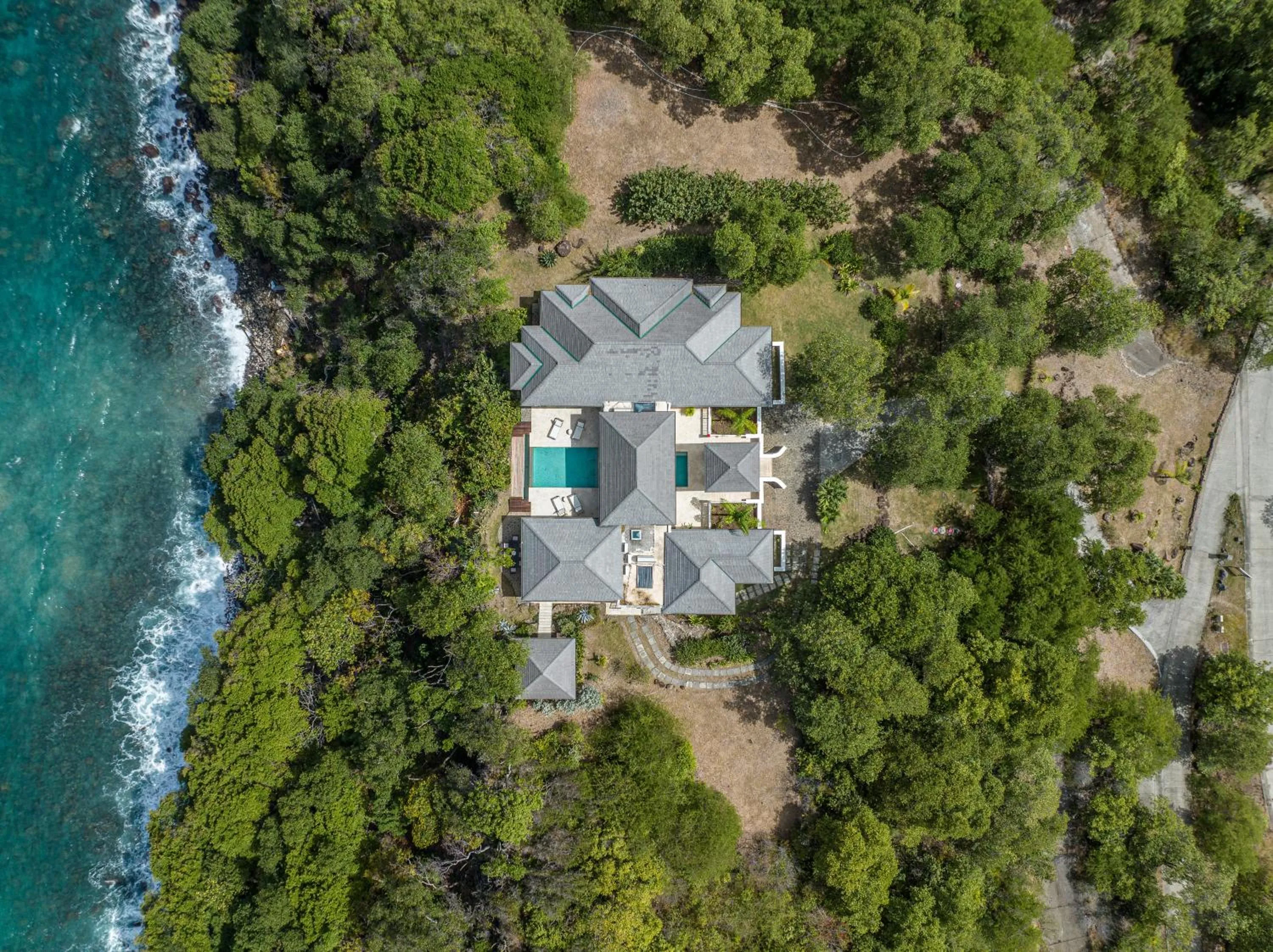 Bird's eye view in The Liming Bequia