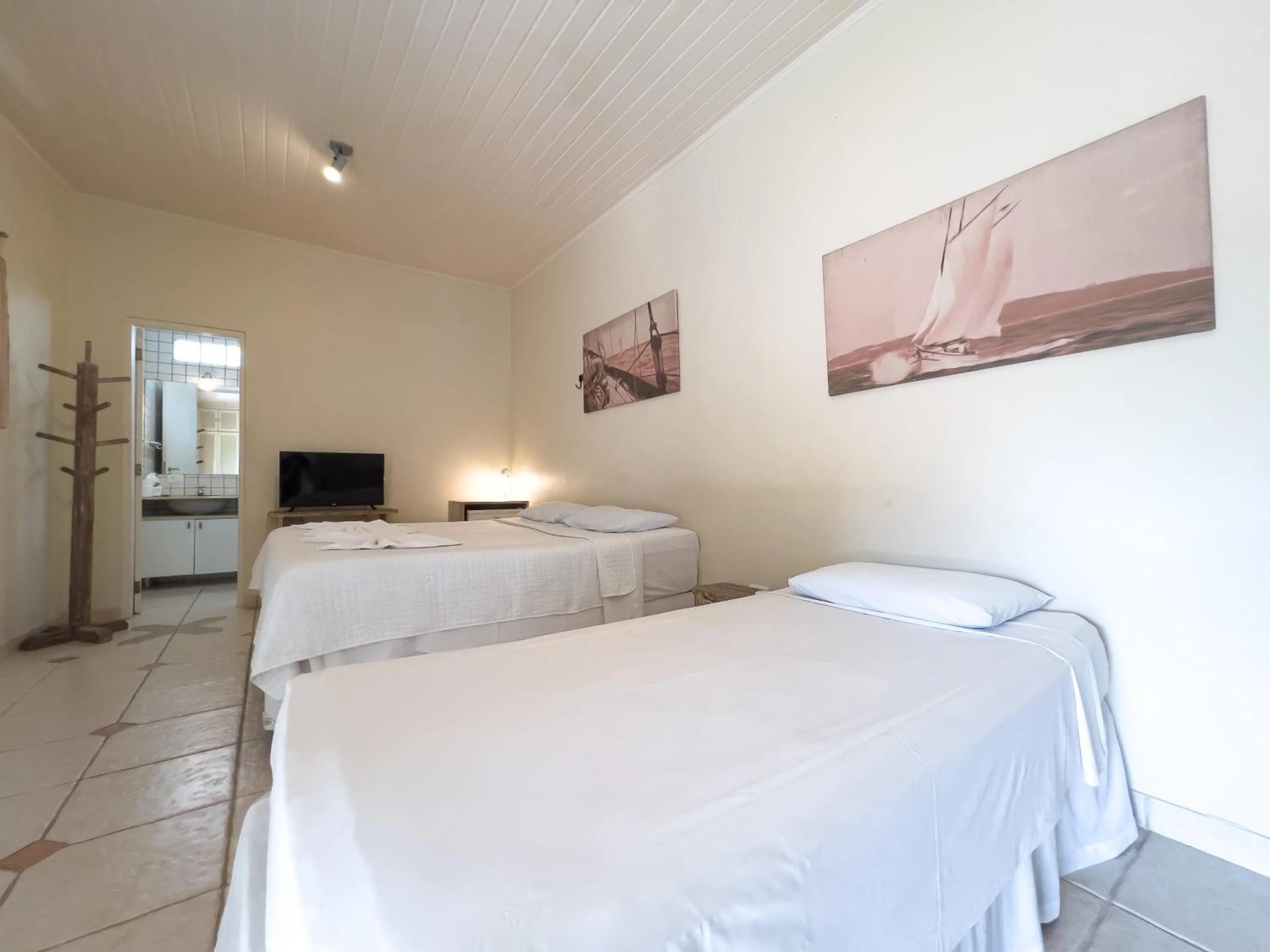 Bed in Pousada Montemar