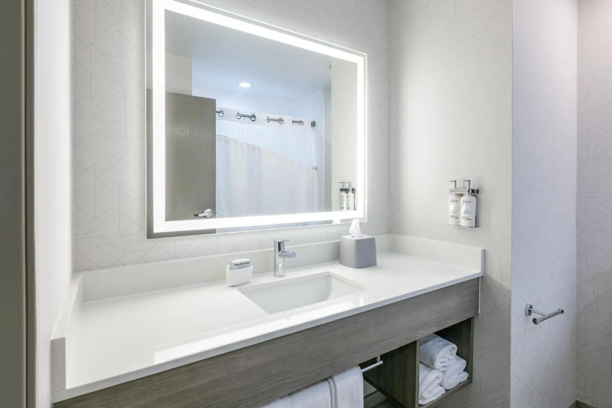Bathroom in Holiday Inn Express Hotel and Suites Valparaiso by IHG
