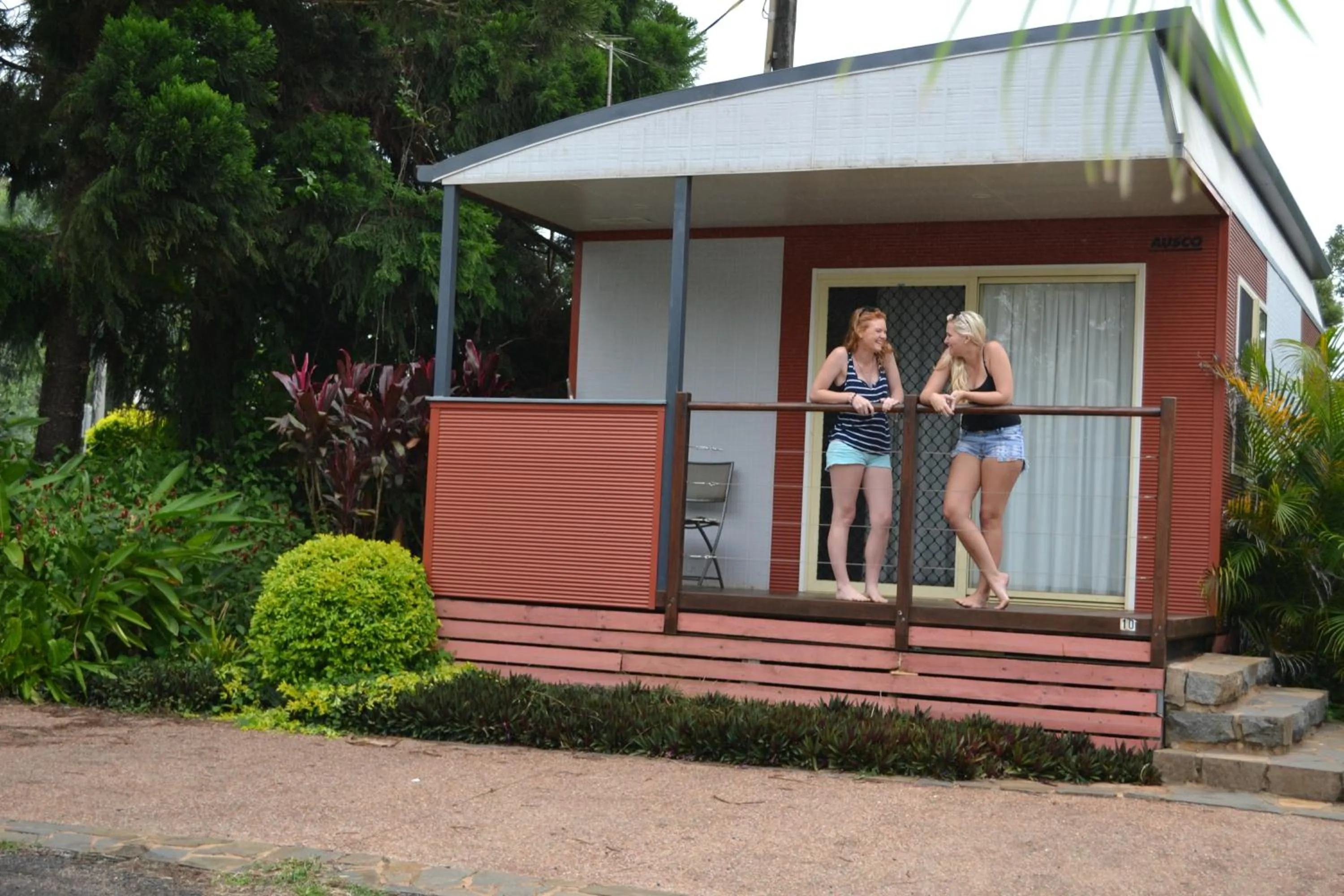 Patio in Atherton Holiday Park