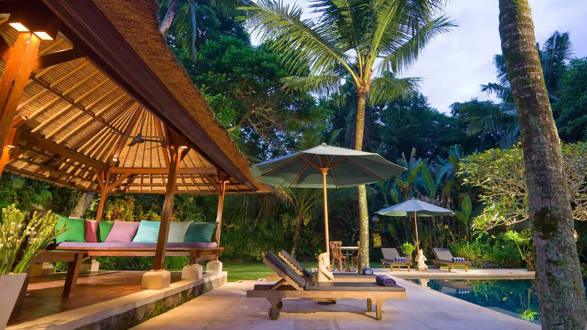 Garden view in Villa Alamanda