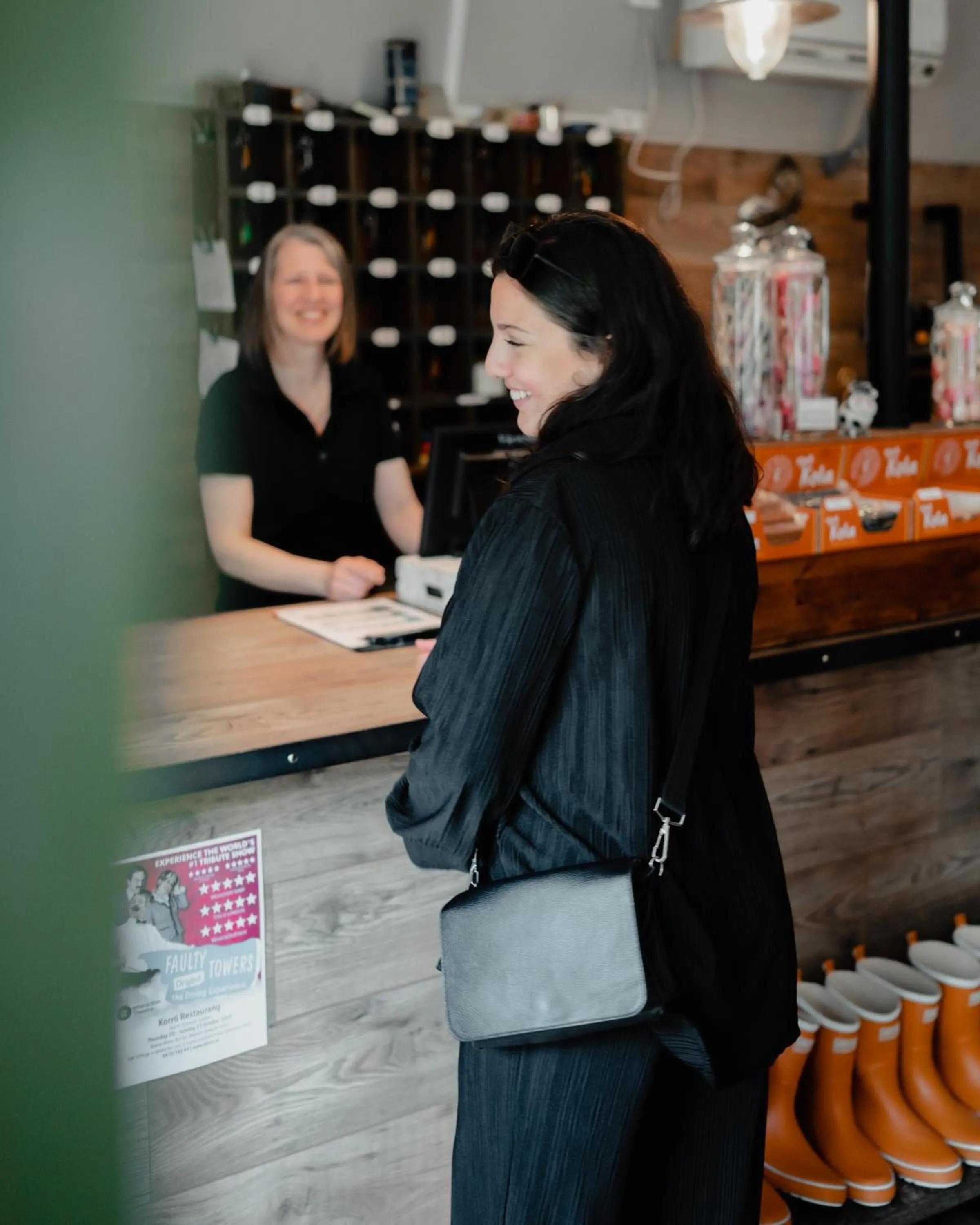 Lobby or reception in STF Korrö Gårdshotell