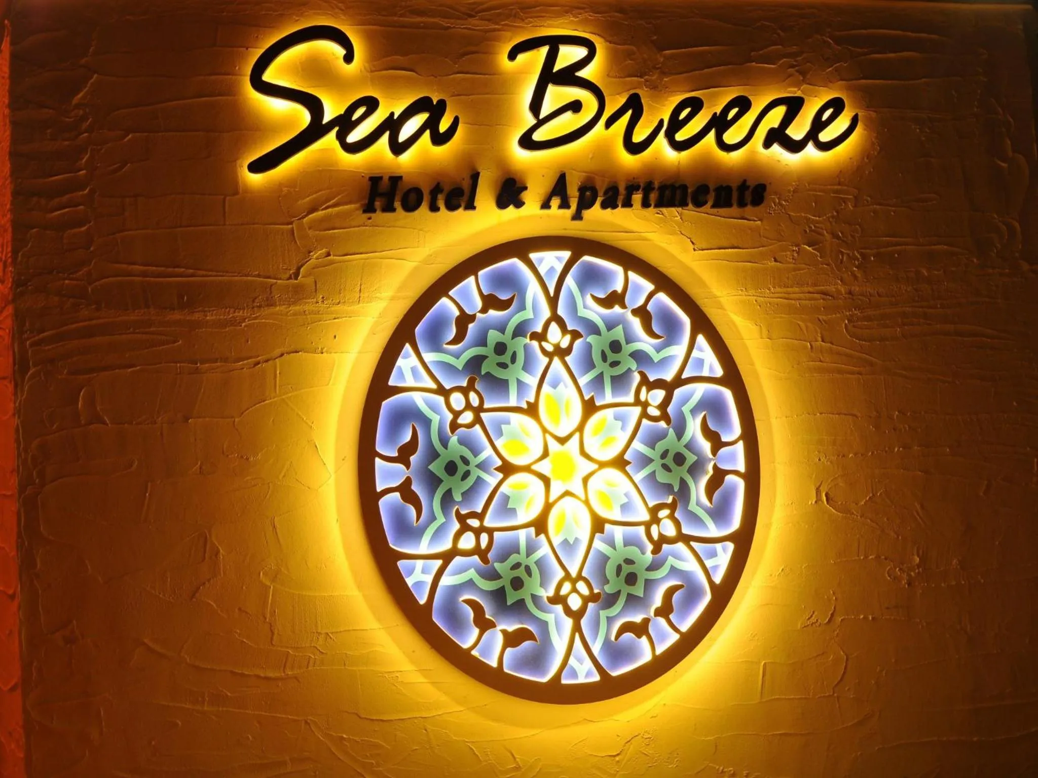 Decorative detail in Sea Breeze Hotel and Apartments