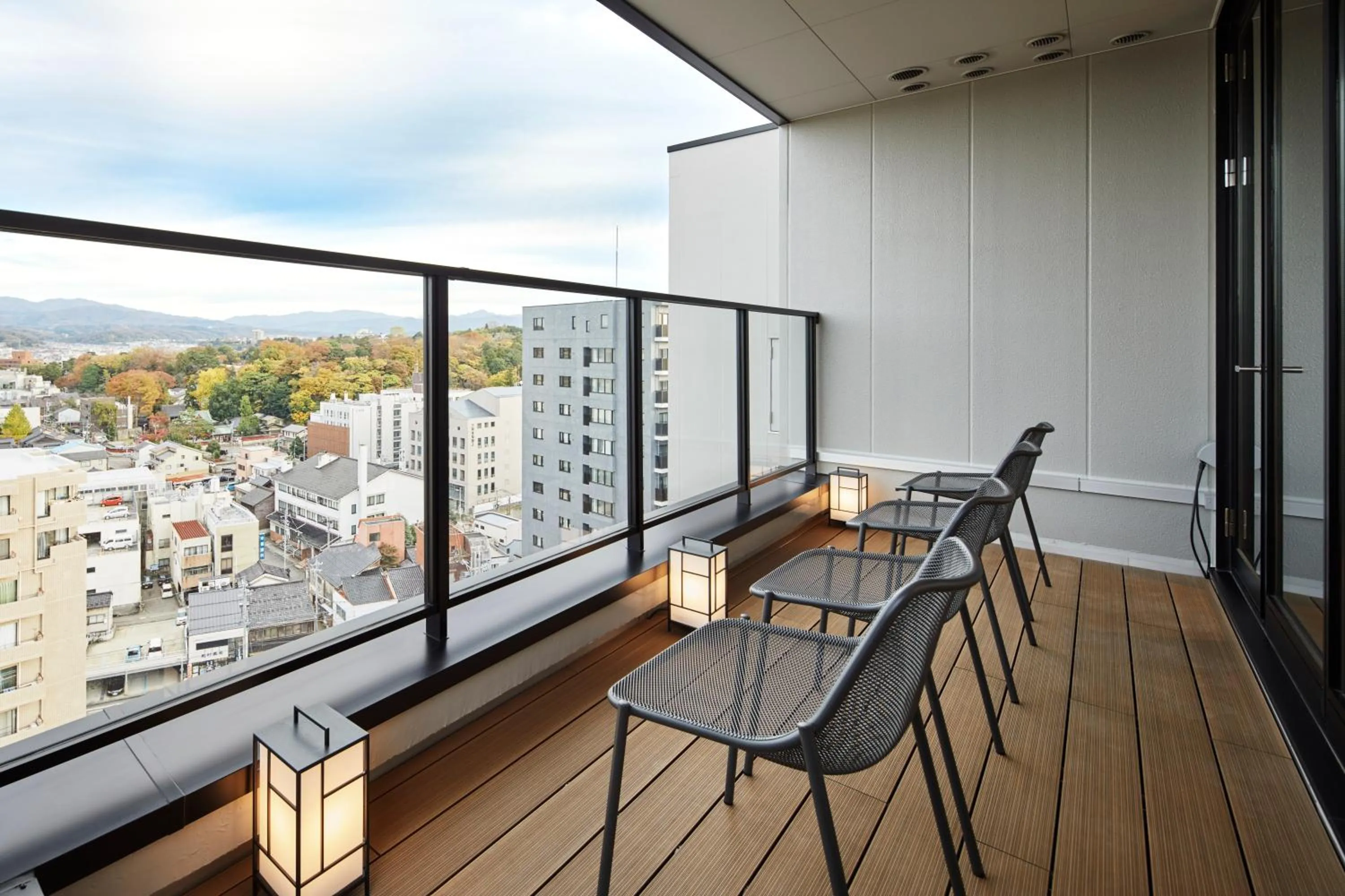 Balcony/Terrace in the square hotel KANAZAWA