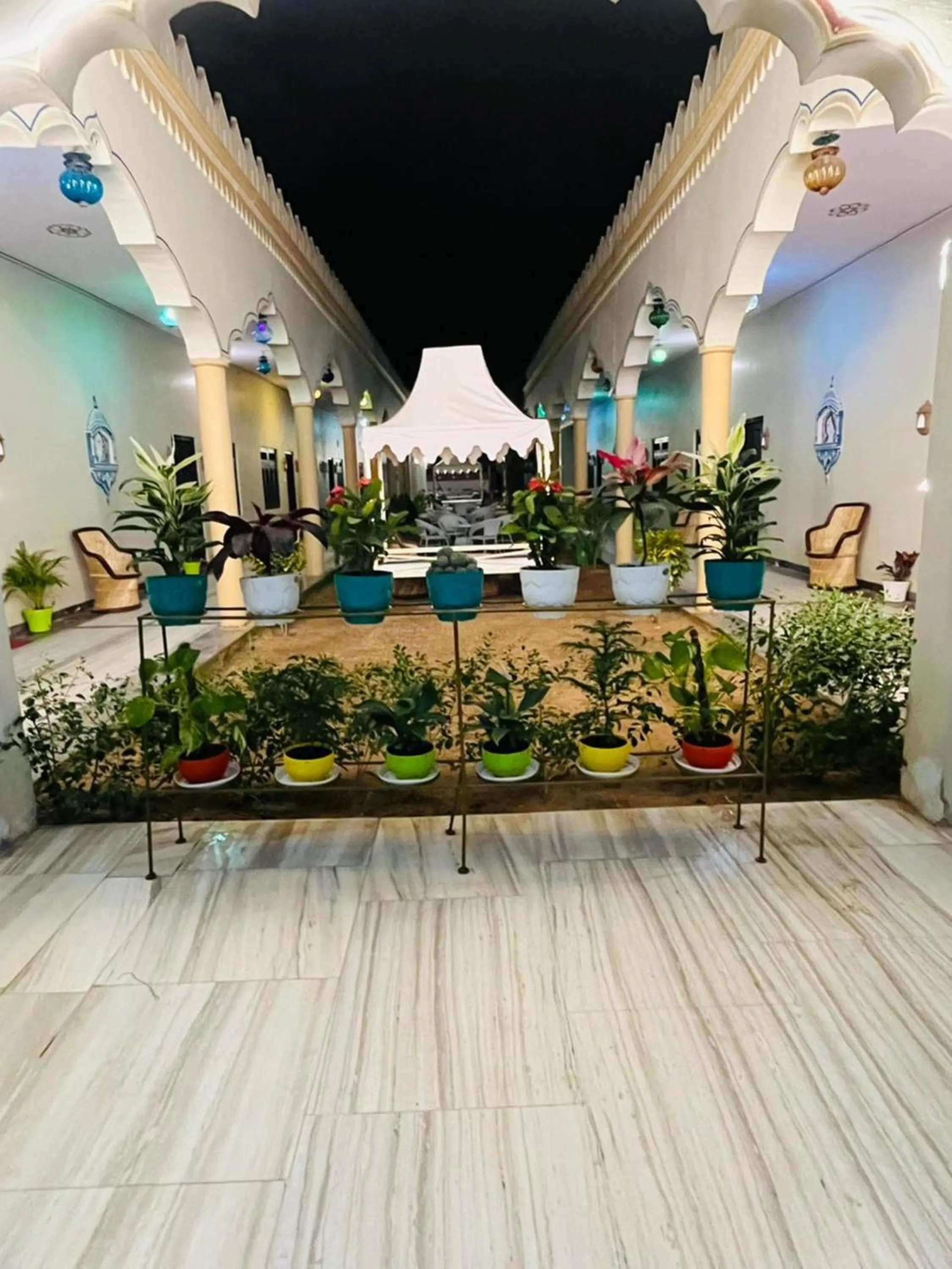 Facade/entrance in Hotel Mewad Haveli Pushkar