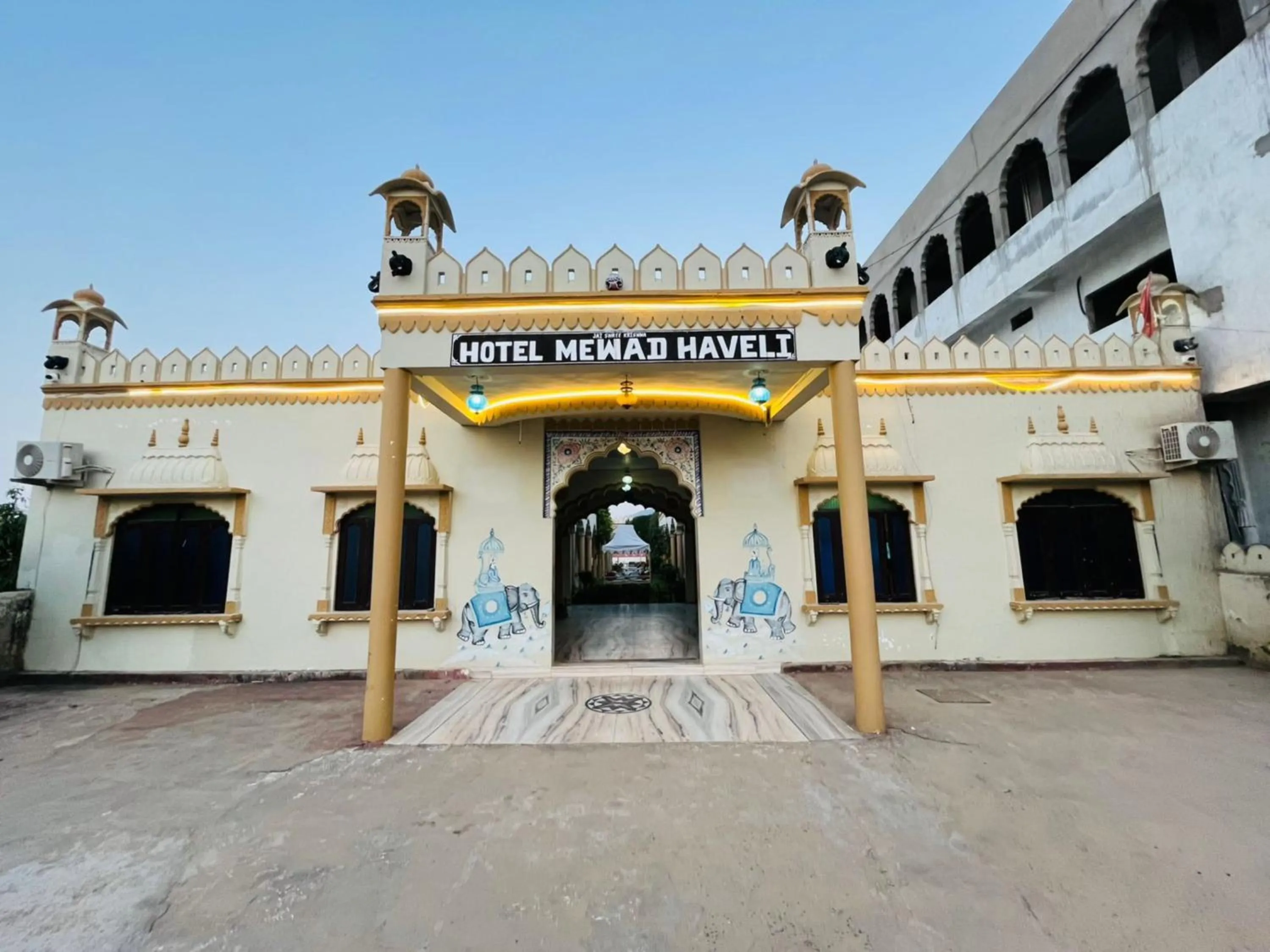Property building in Hotel Mewad Haveli Pushkar