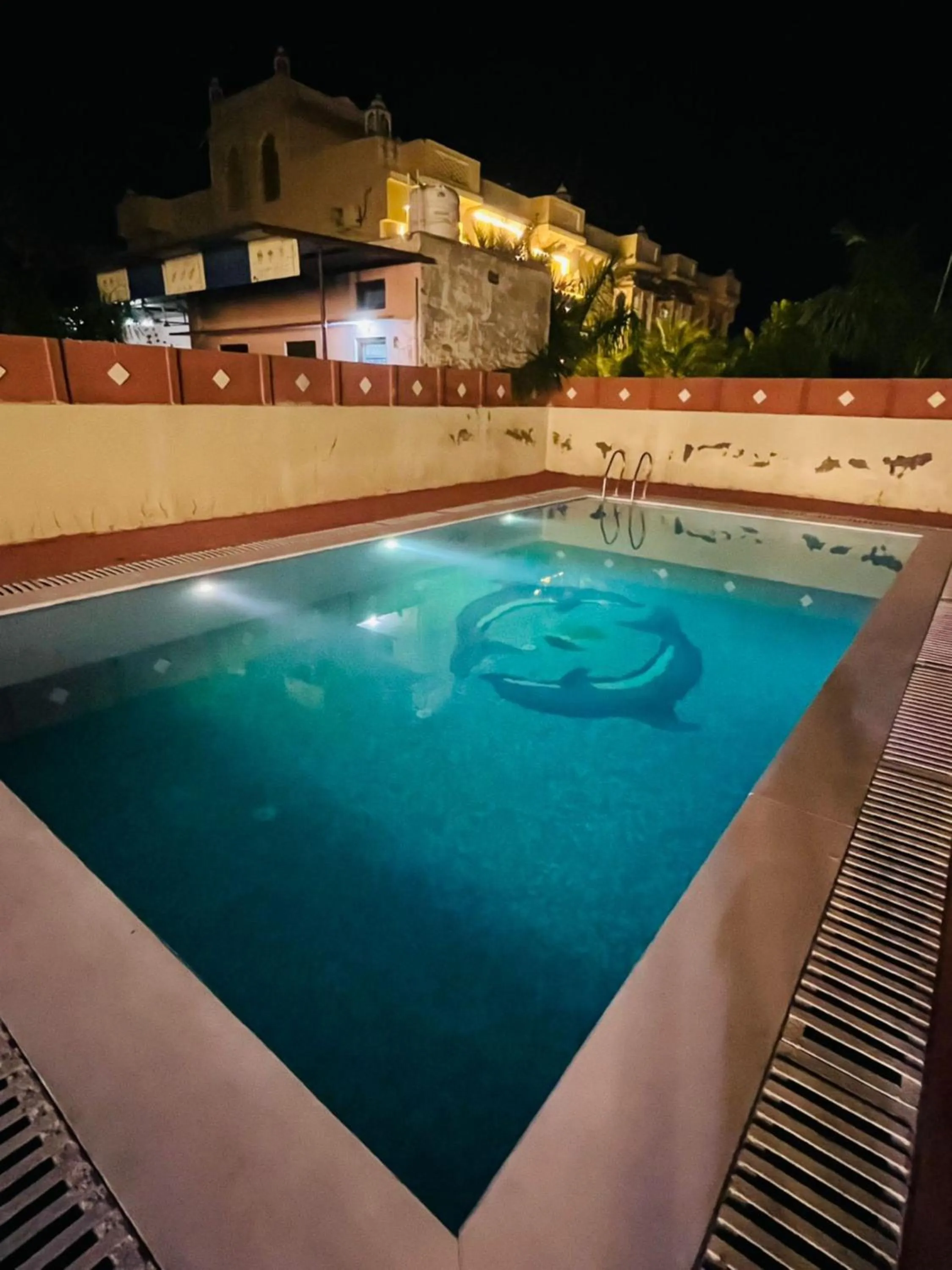 Swimming pool in Hotel Mewad Haveli Pushkar