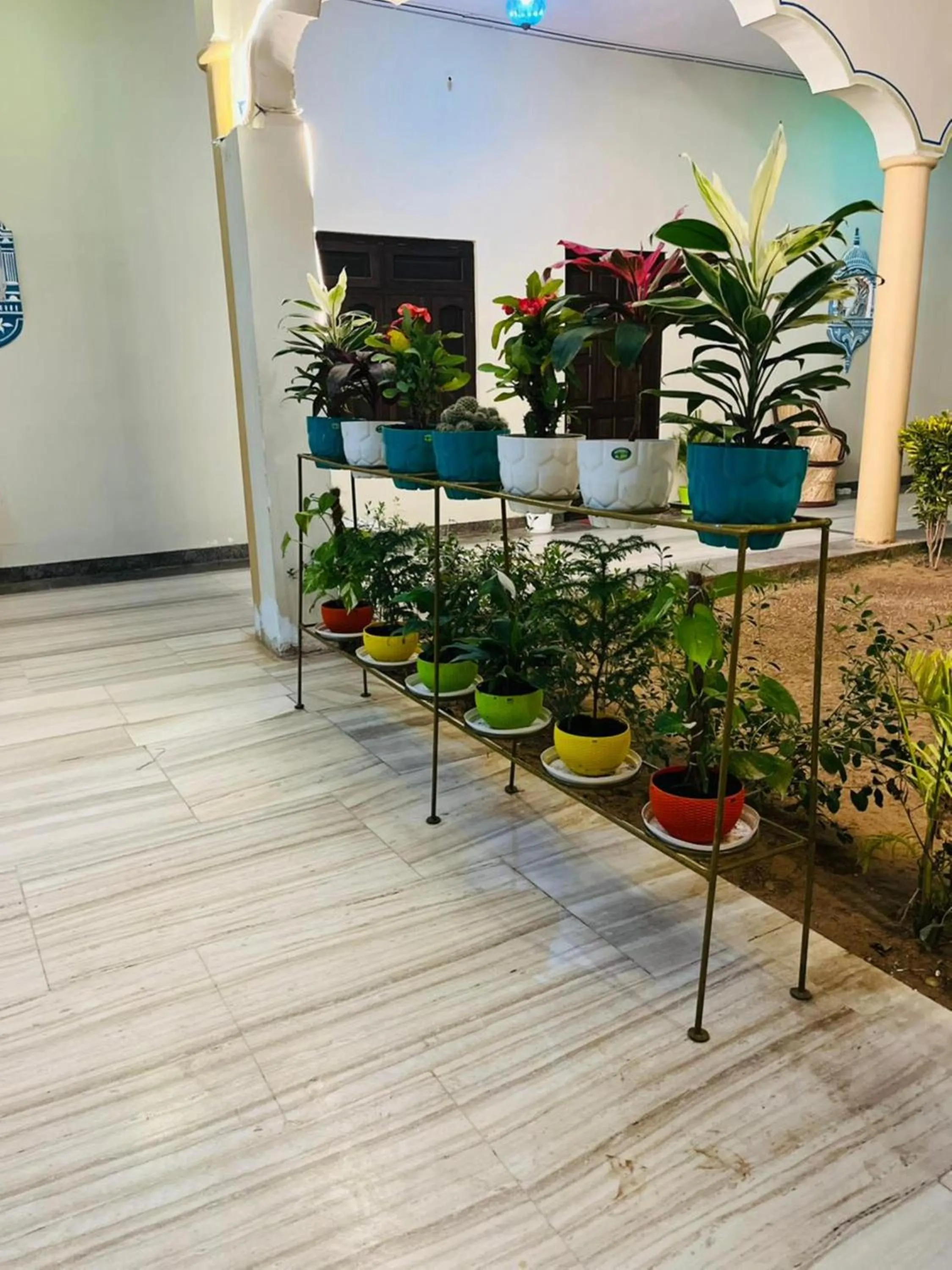 Facade/entrance in Hotel Mewad Haveli Pushkar