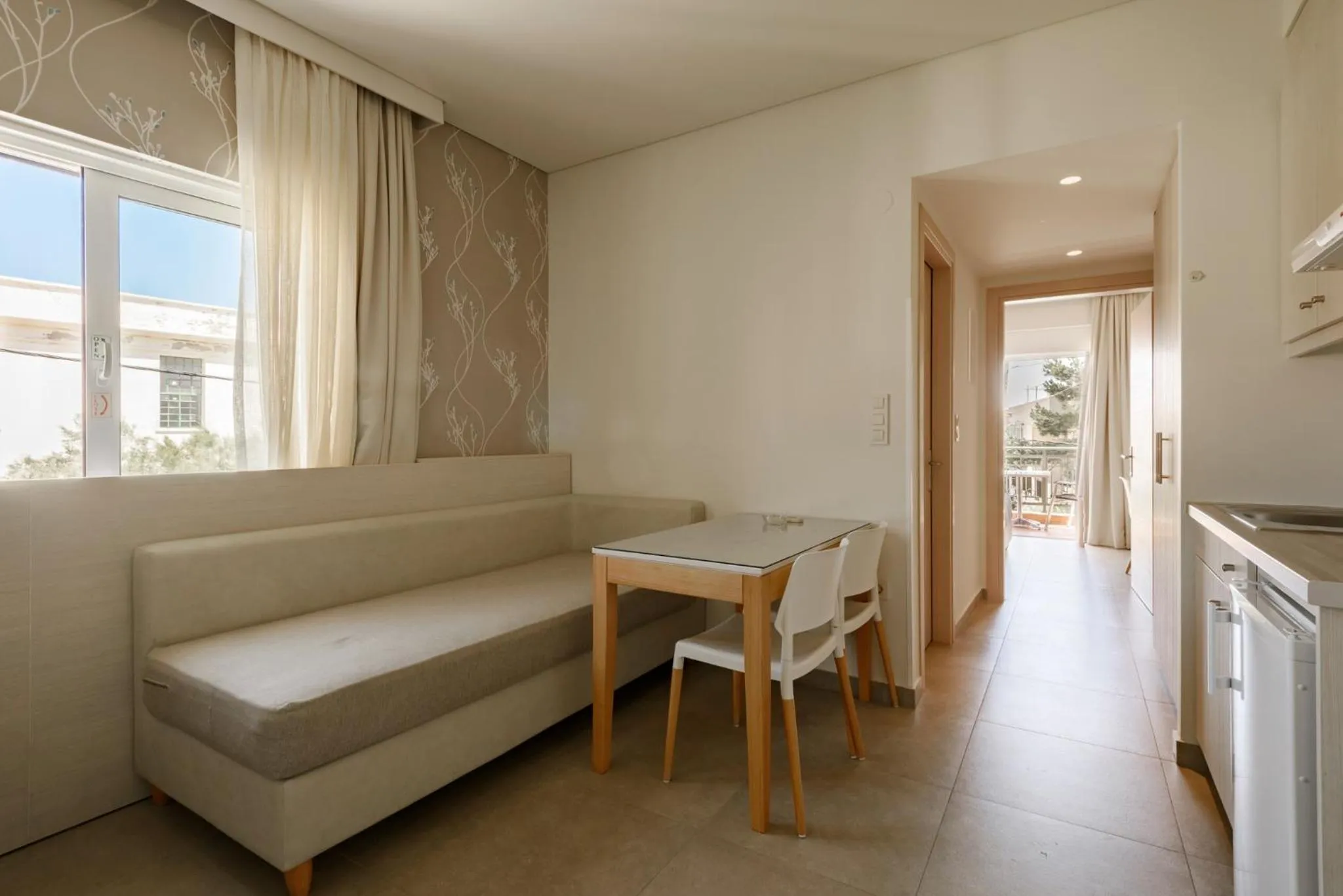 Seating area, Bed in Poseidon Studios & Apartments